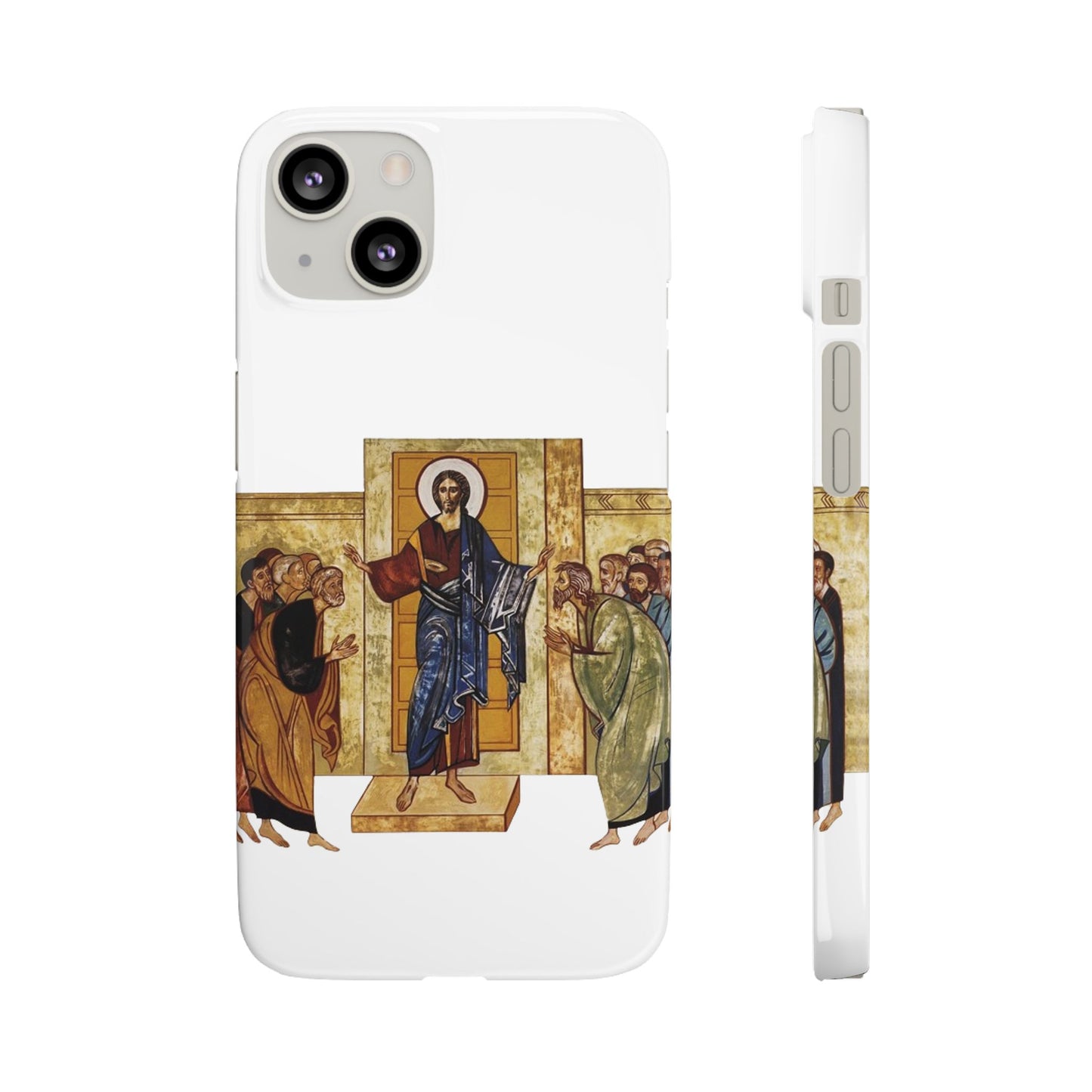 Apparition to the Disciples iPhone's Snap Cases (White)