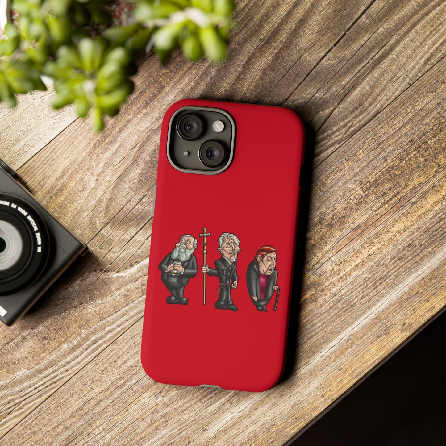 Initiators Cartoon iPhone's Red Tough Cases