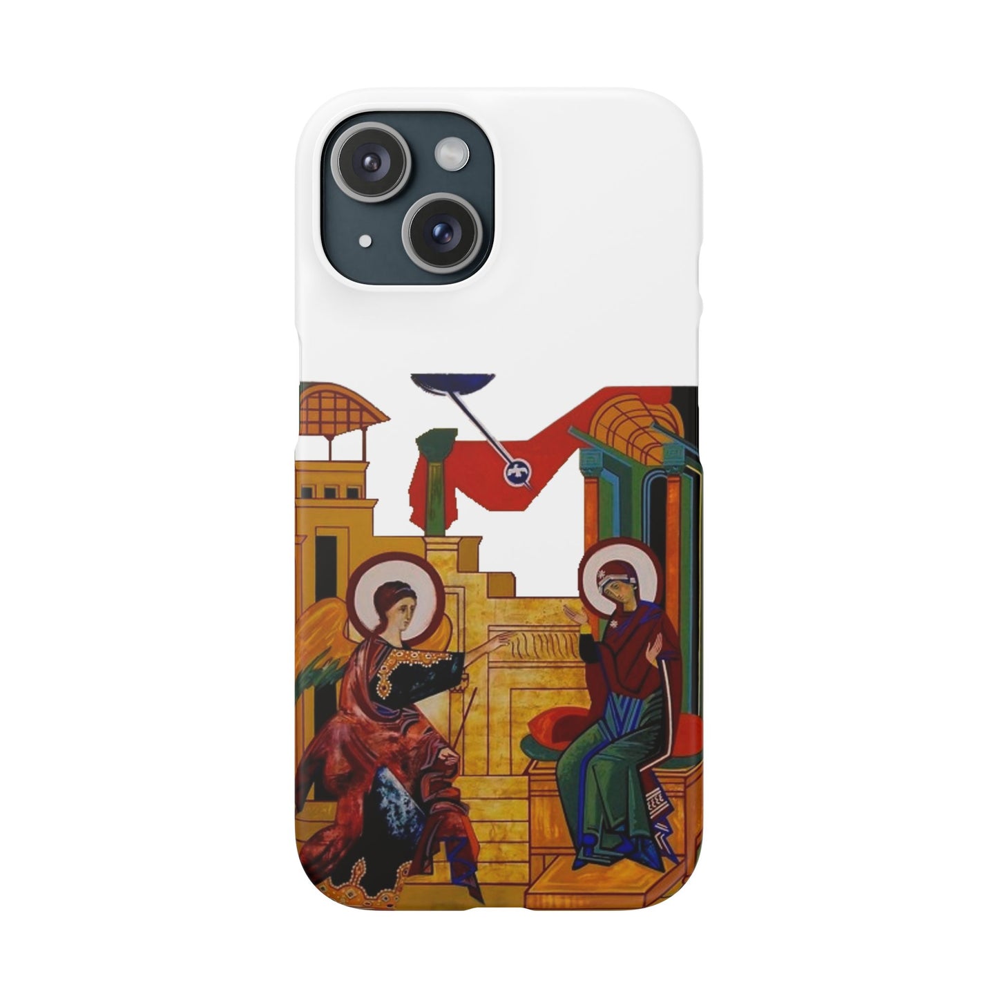 Annunciation Iphone's Snap Cases (White)