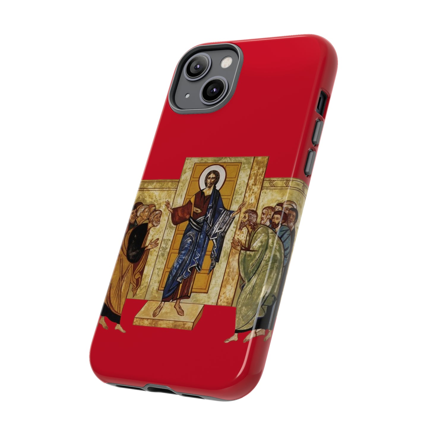 Apparition to the Disciples iPhone's Tough Cases (Red)