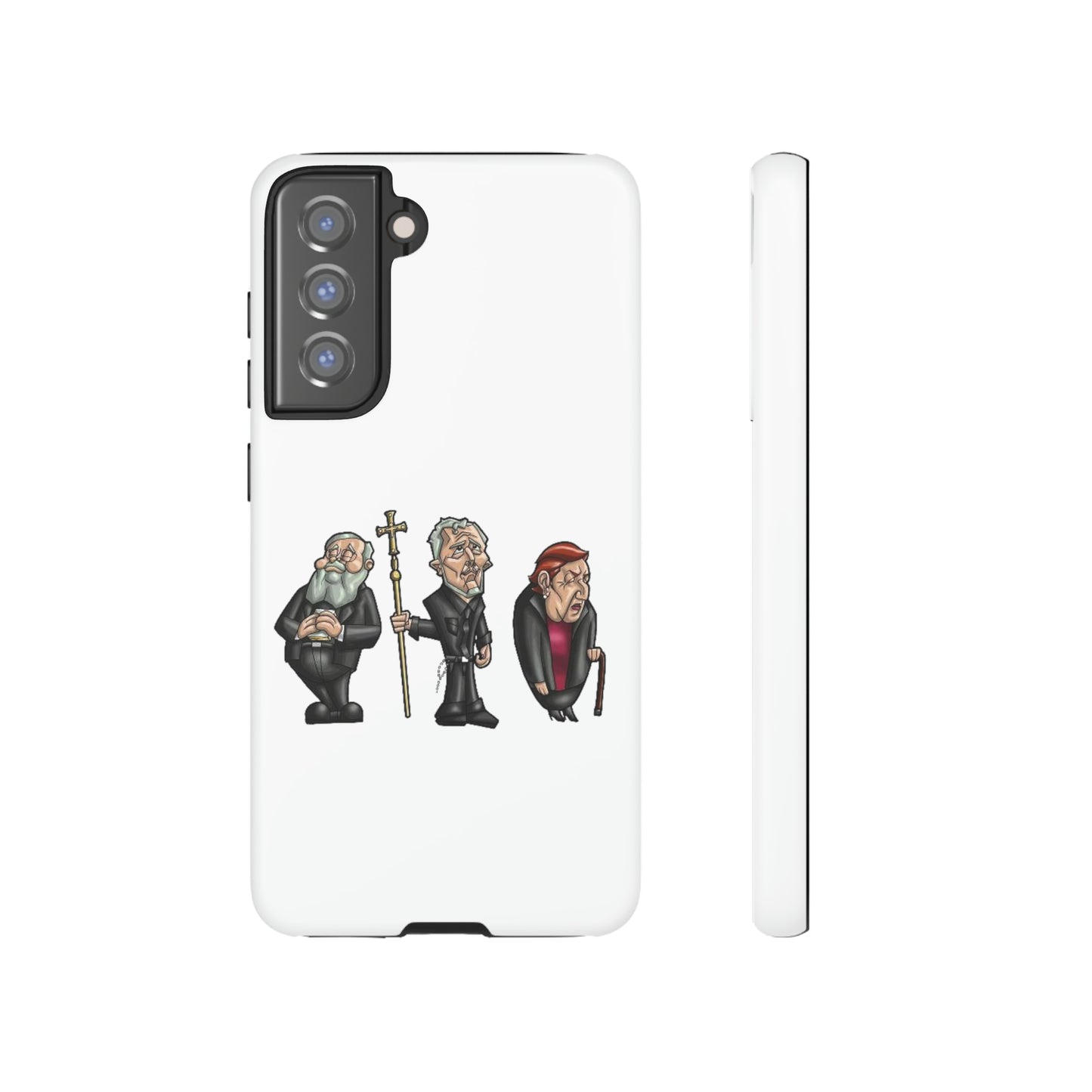 Initiators Cartoon Samsung Galaxy's white Tough Cases