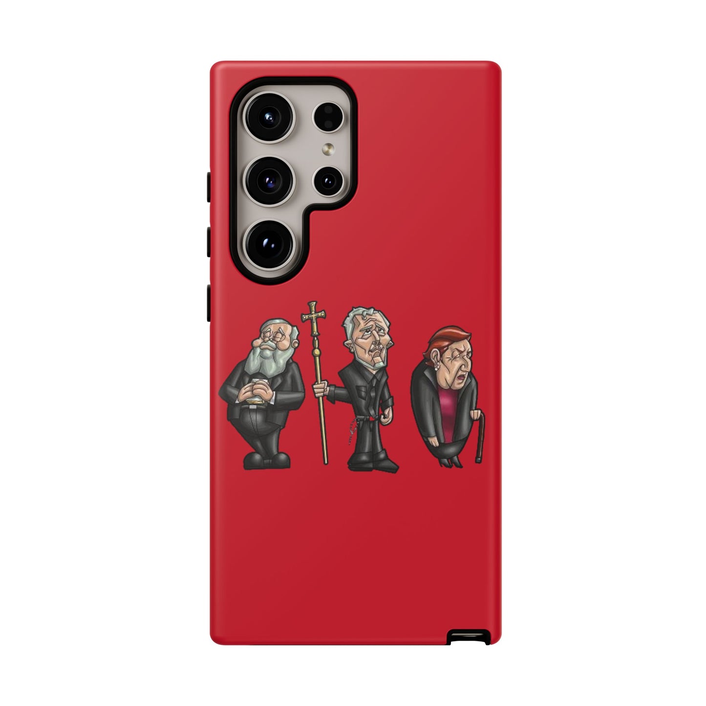 Initiators Cartoon Samsung Galaxy's Red Tough Cases