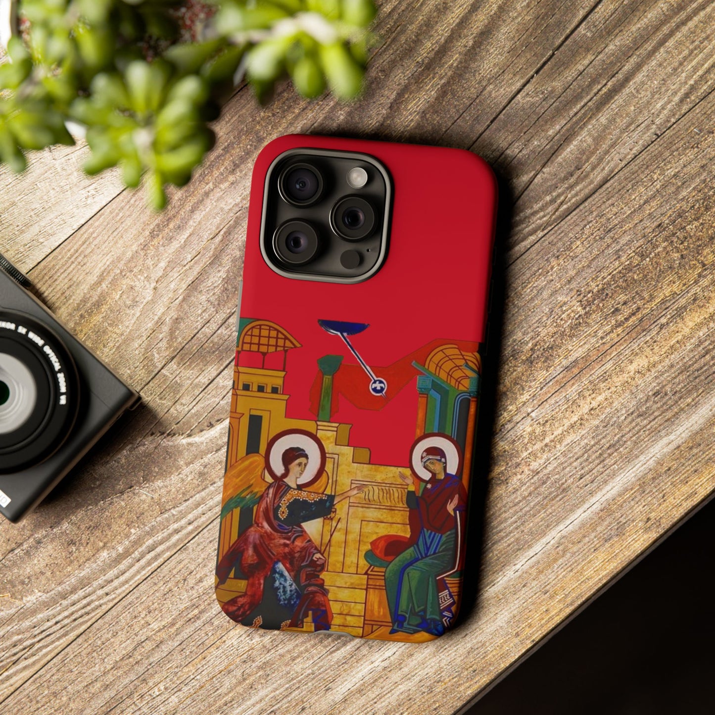 Annunciation Iphone's Tough Cases (Red)