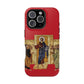 Apparition to the Disciples iPhone's MagSafe Tough Cases (Red)