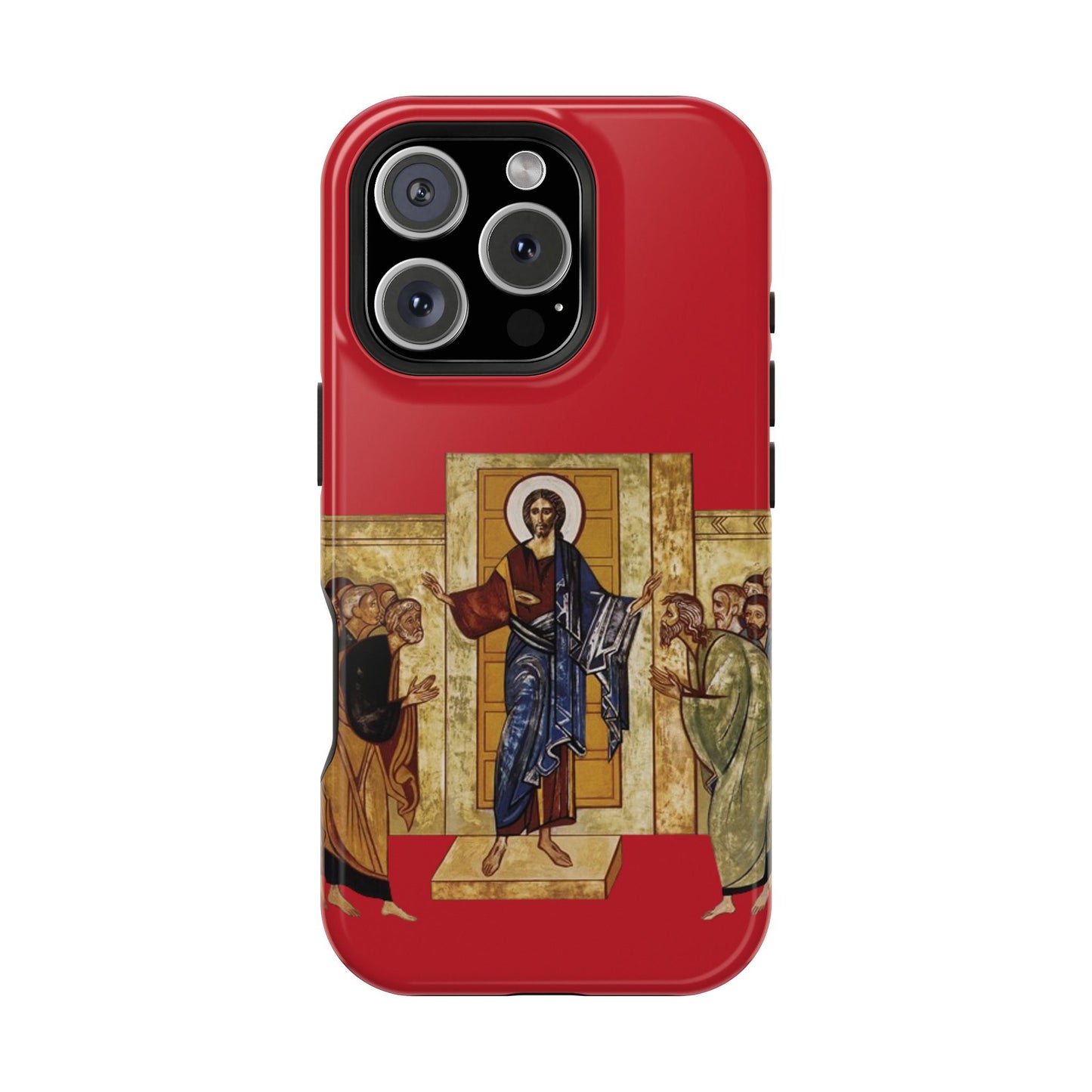 Apparition to the Disciples iPhone's MagSafe Tough Cases (Red)