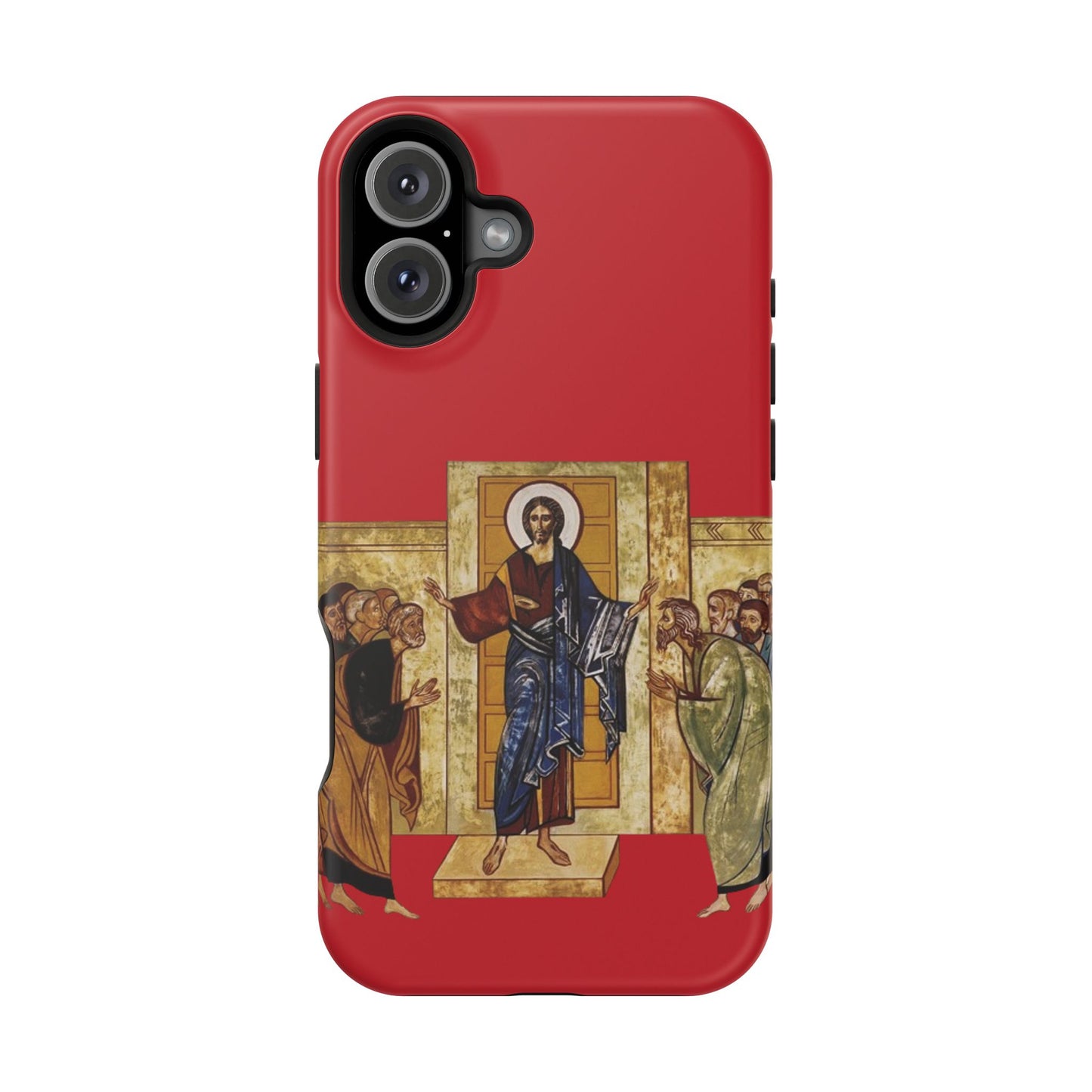 Apparition to the Disciples iPhone's MagSafe Tough Cases (Red)