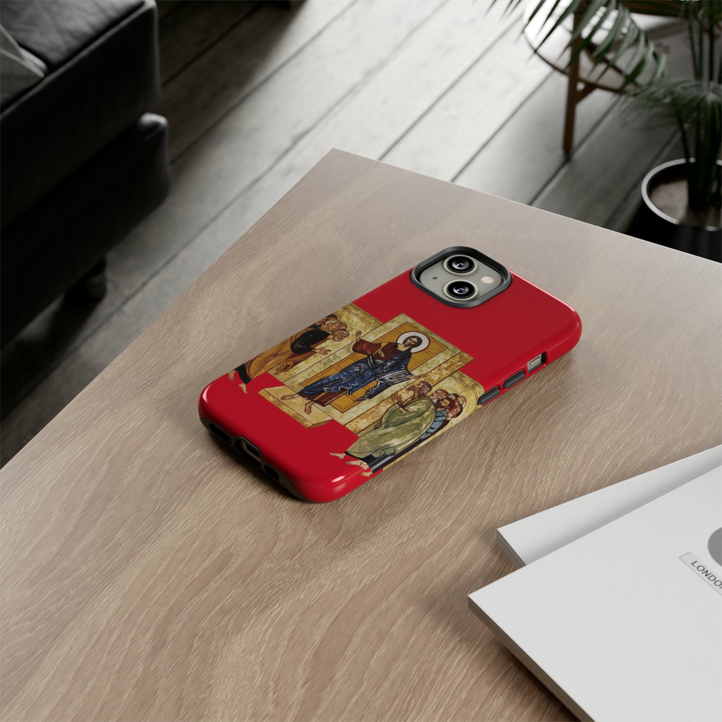 Apparition to the Disciples iPhone's Tough Cases (Red)