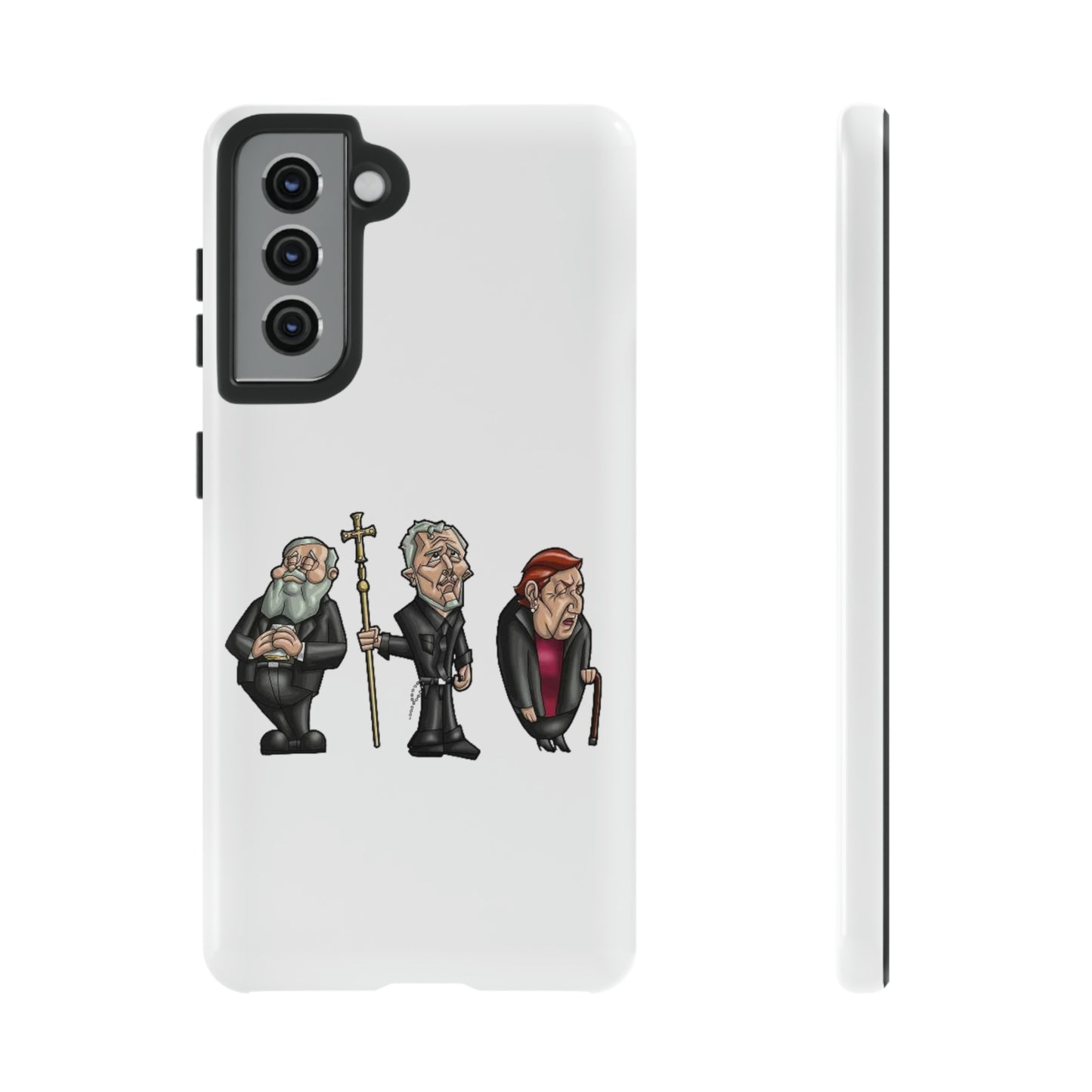 Initiators Cartoon Samsung Galaxy's white Tough Cases