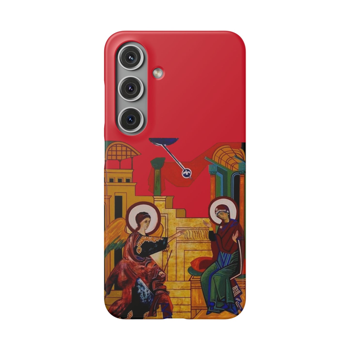 Annunciation Samsung Galaxy's Snap Cases (Red)