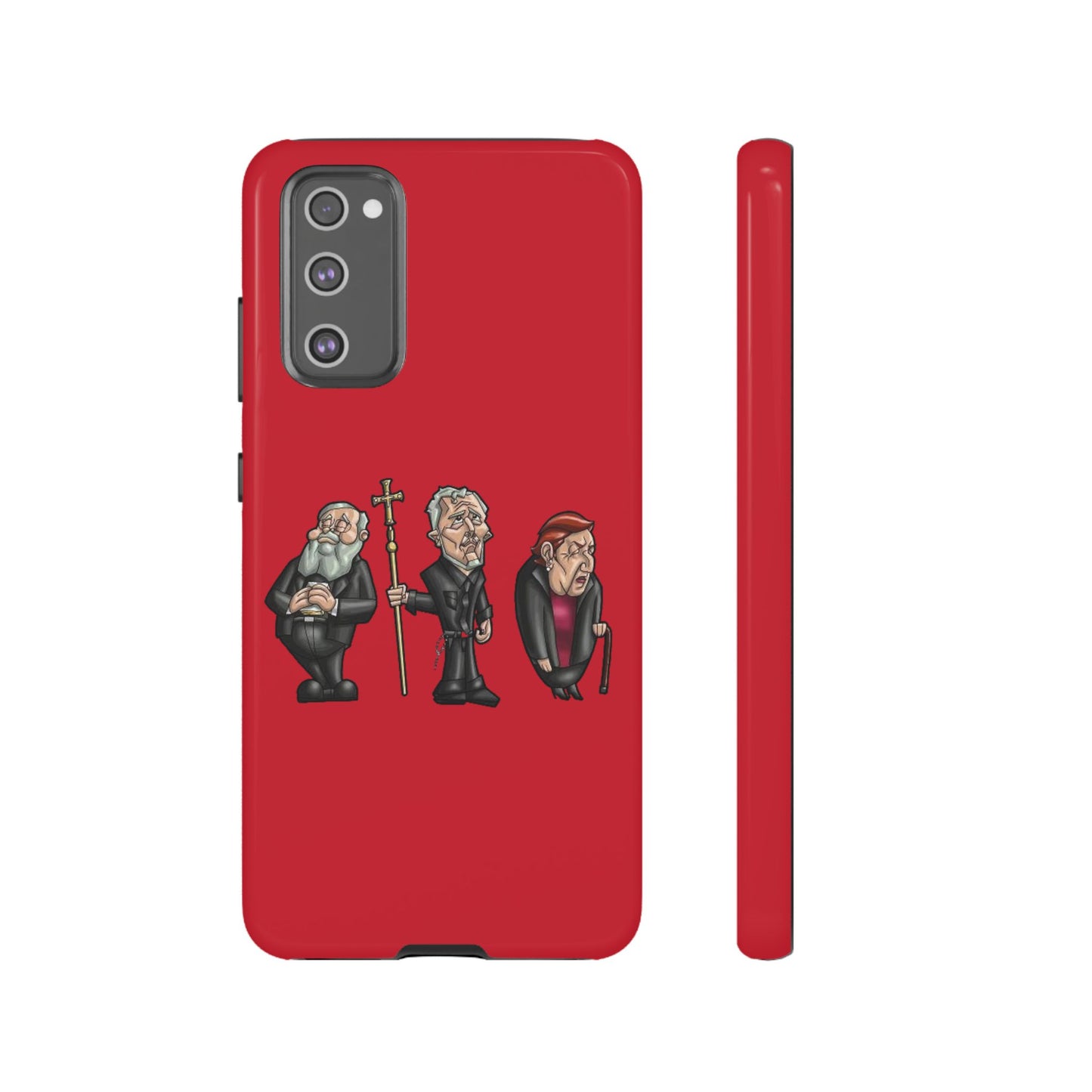 Initiators Cartoon Samsung Galaxy's Red Tough Cases