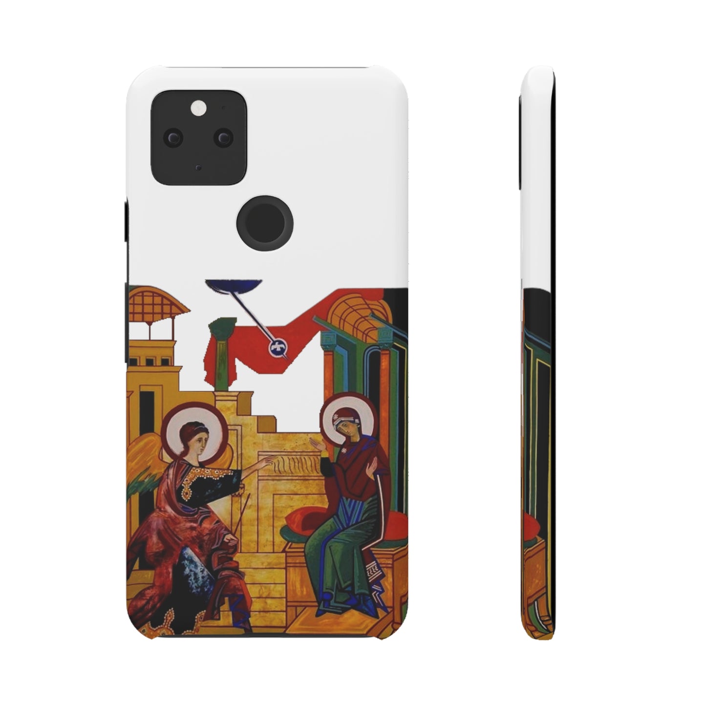 Annunciation Google Pixel' Snap Cases (White)