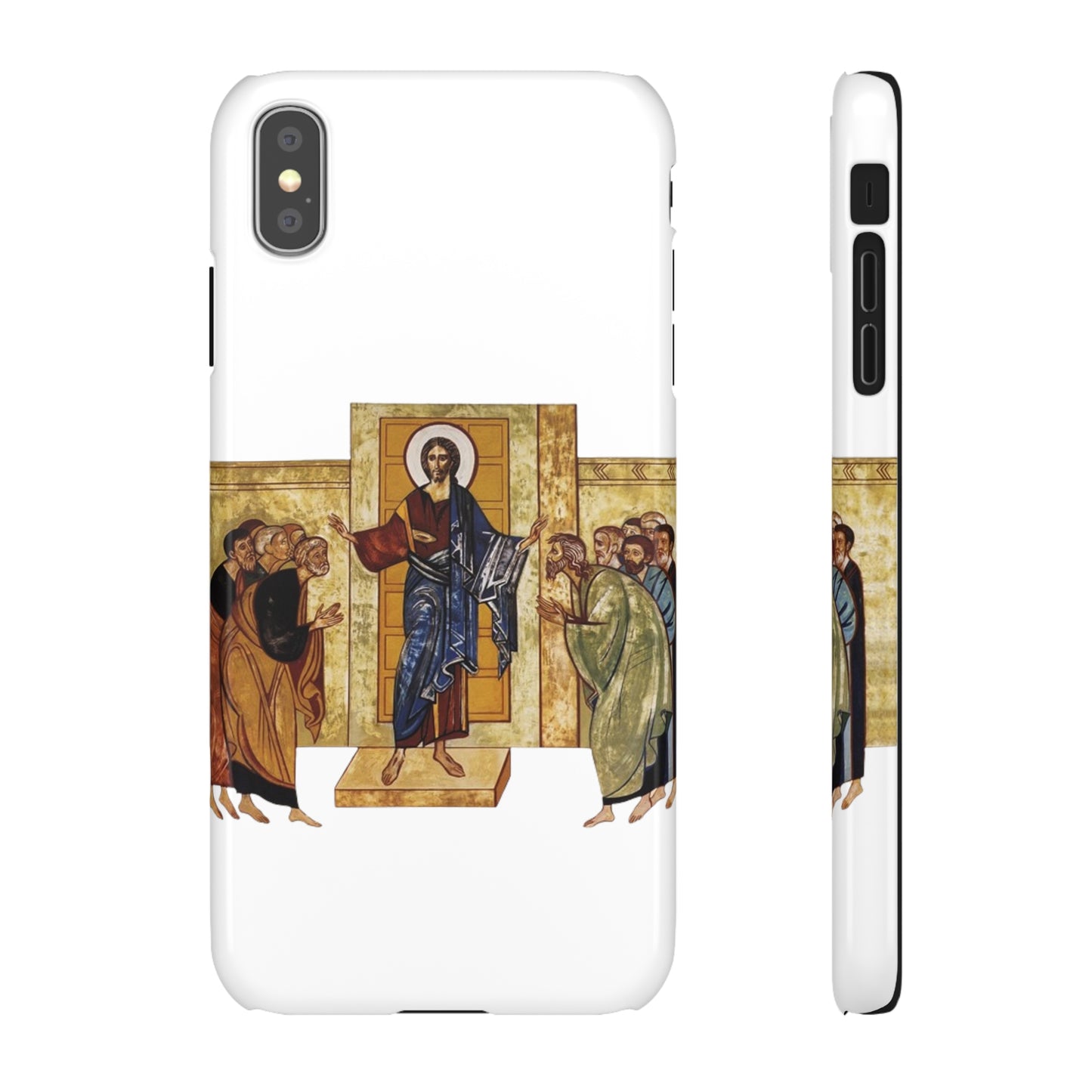 Apparition to the Disciples iPhone's Snap Cases (White)