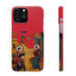 Annunciation Iphone's Snap Cases (Red)