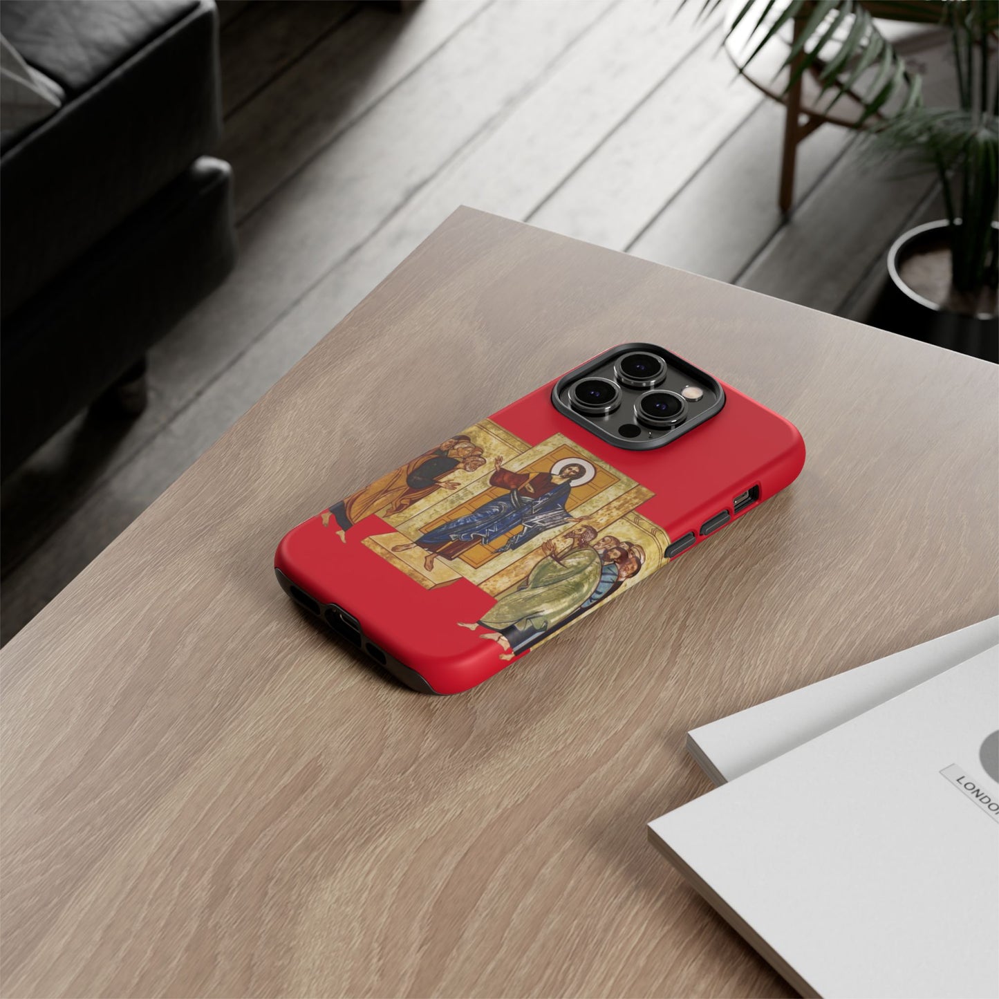 Apparition to the Disciples iPhone's Tough Cases (Red)