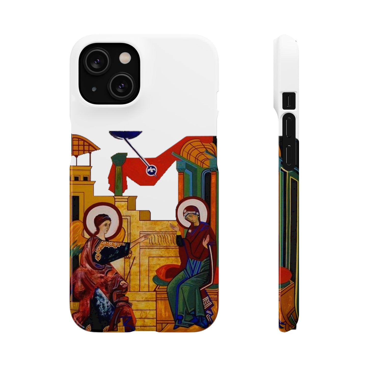 Annunciation Iphone's Snap Cases (White)