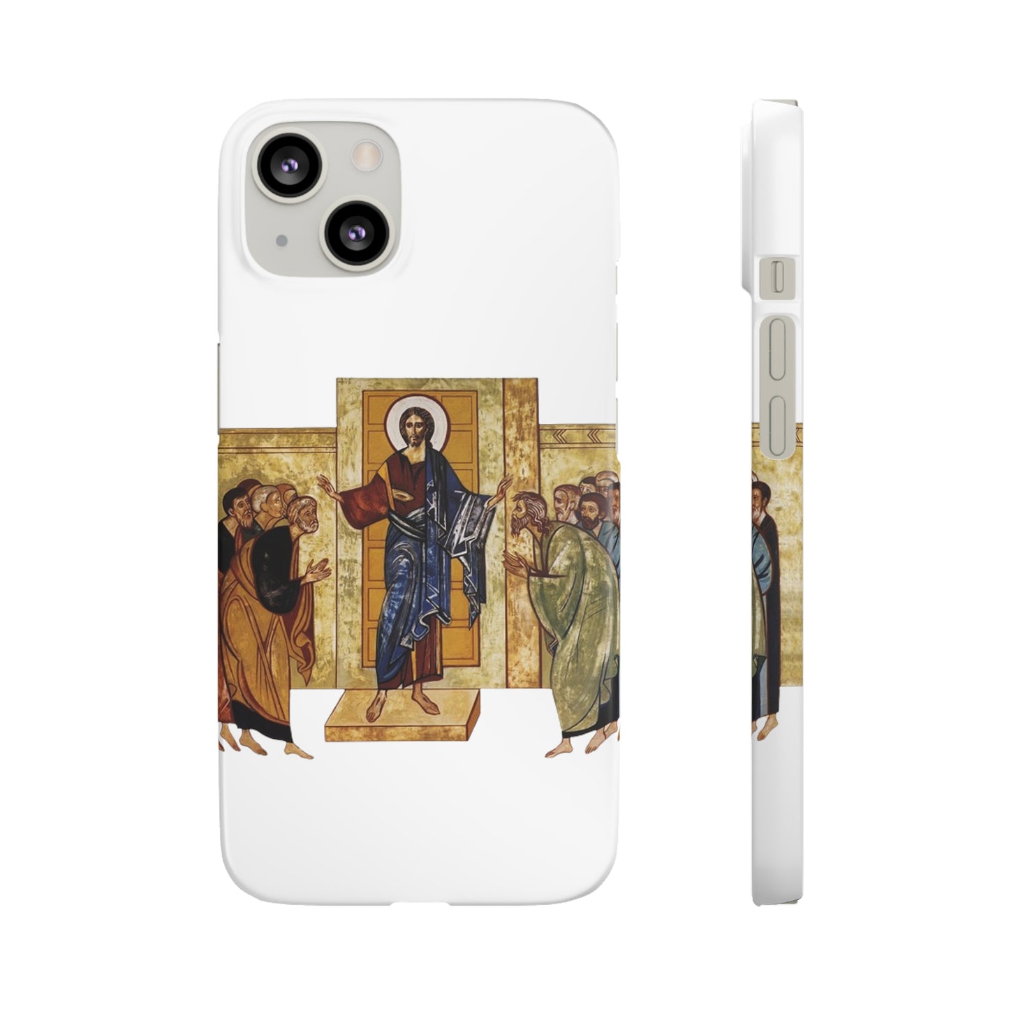 Apparition to the Disciples iPhone's Snap Cases (White)