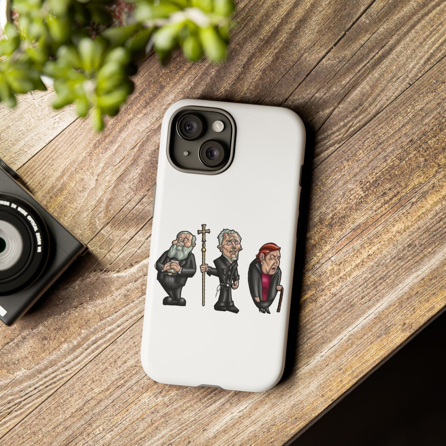 Initiators Cartoon iPhone's white Tough Cases