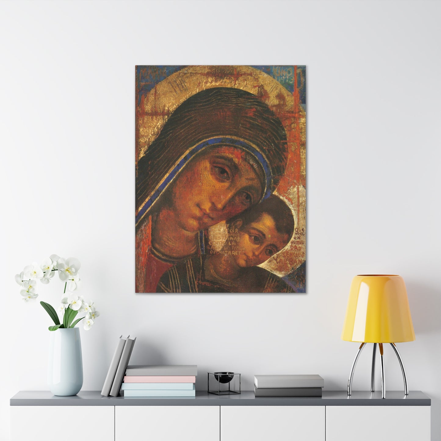 Virgin of the Way Canvas