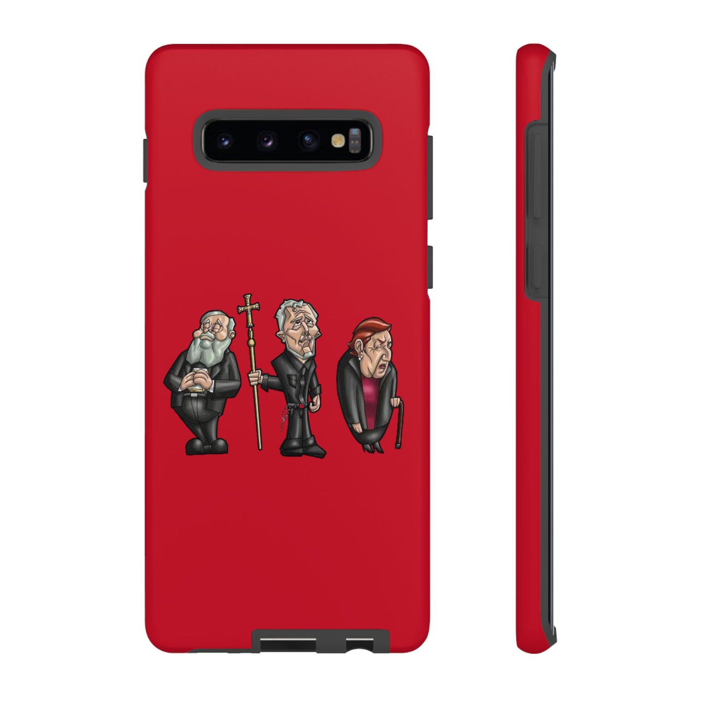 Initiators Cartoon Samsung Galaxy's Red Tough Cases