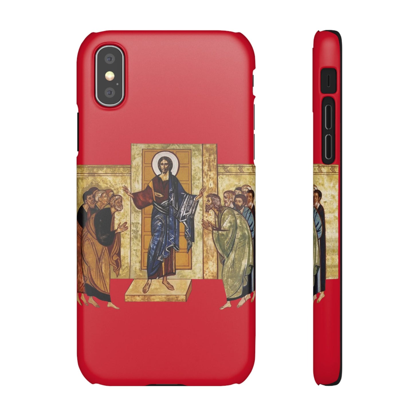 Apparition to the Disciples iPhone's Snap Cases (Red)