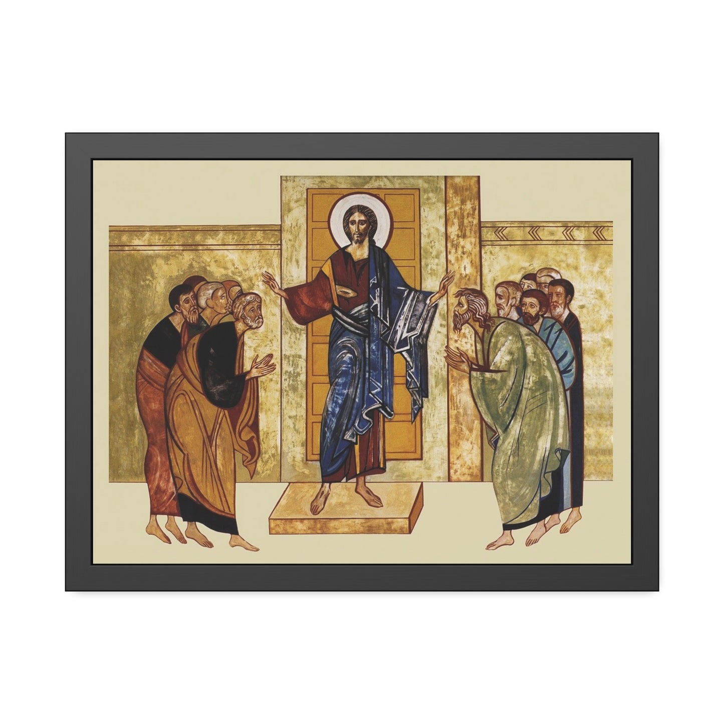 Appearance to the disciples Framed Paper