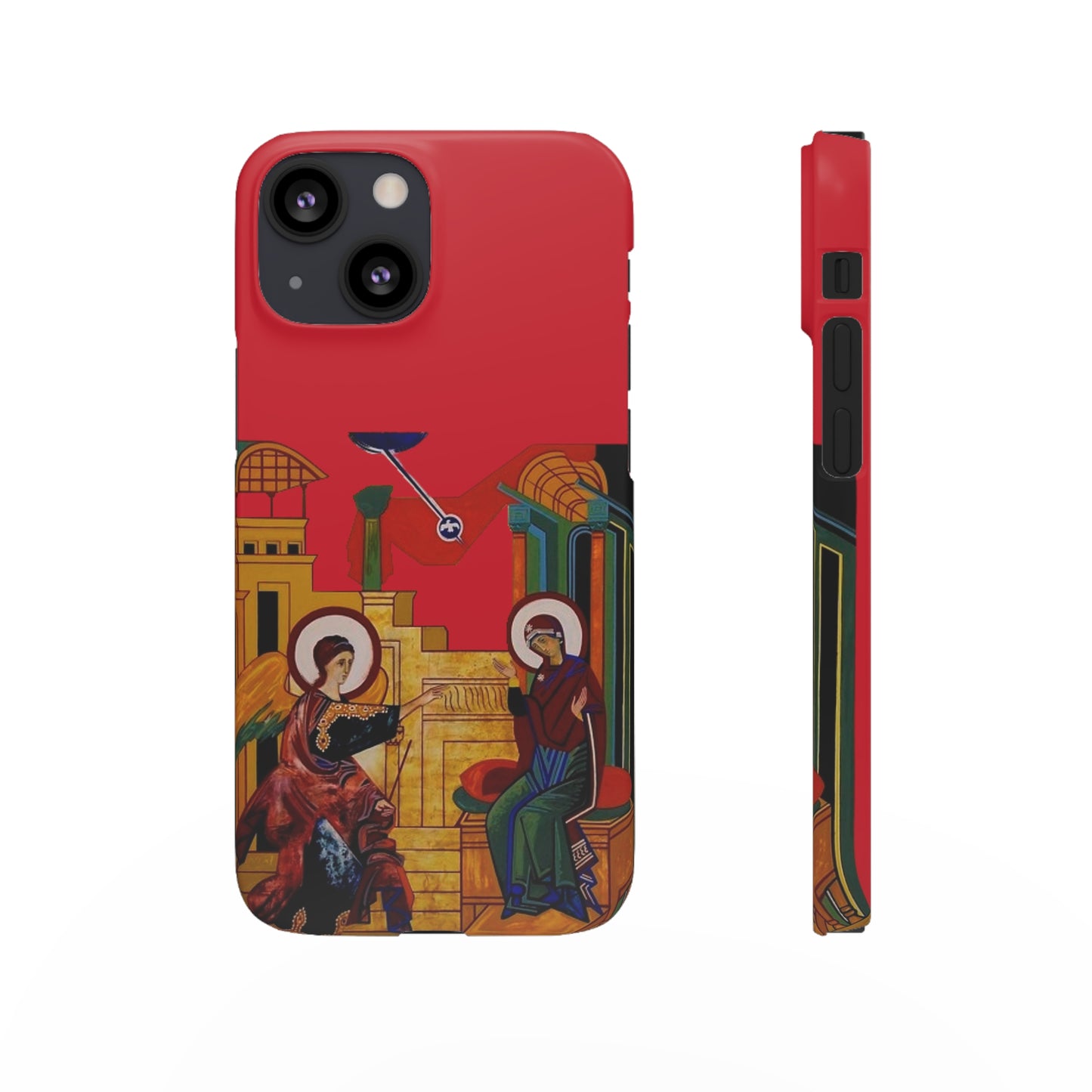 Annunciation Iphone's Snap Cases (Red)