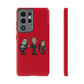 Initiators Cartoon Samsung Galaxy's Red Tough Cases