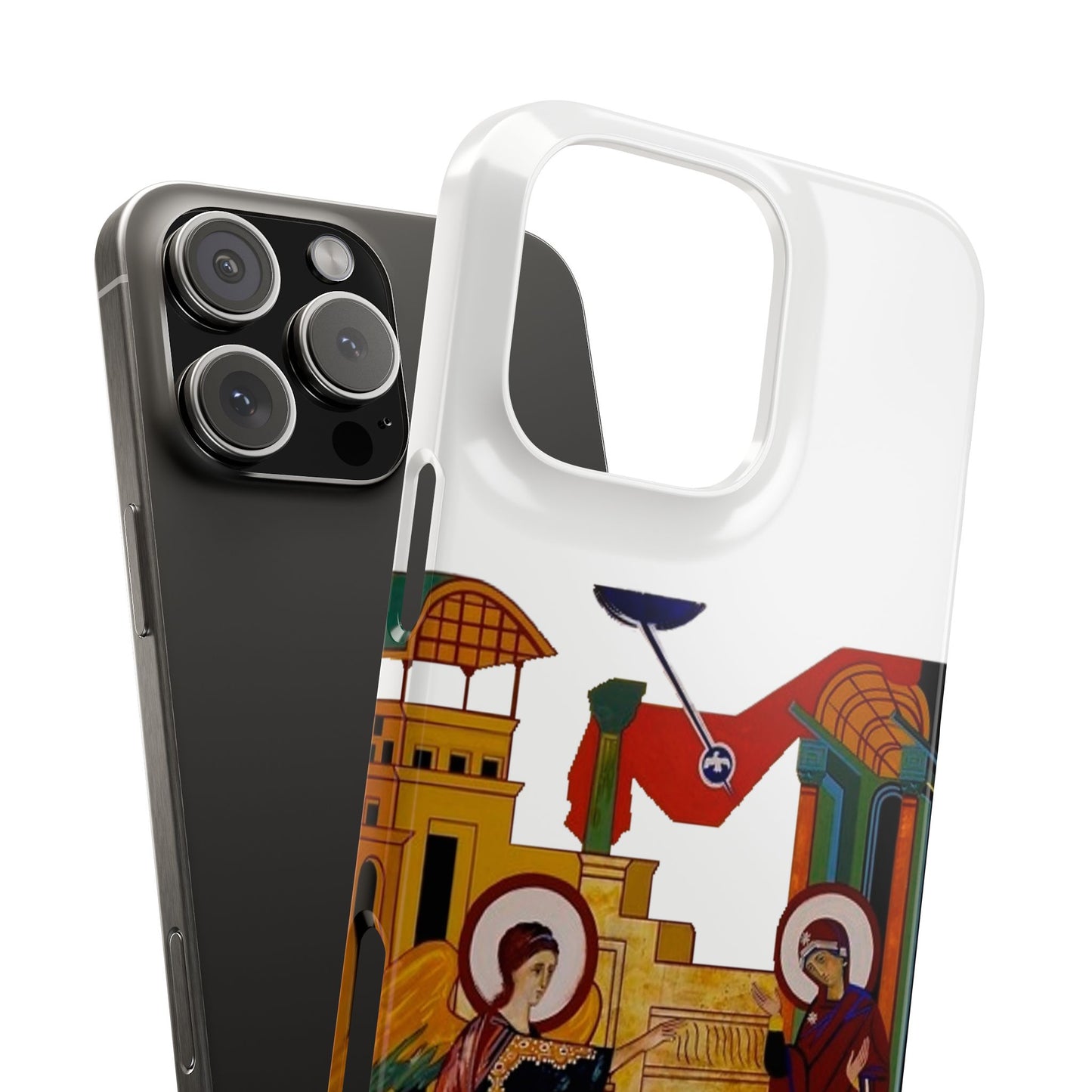 Annunciation Iphone's Snap Cases (White)