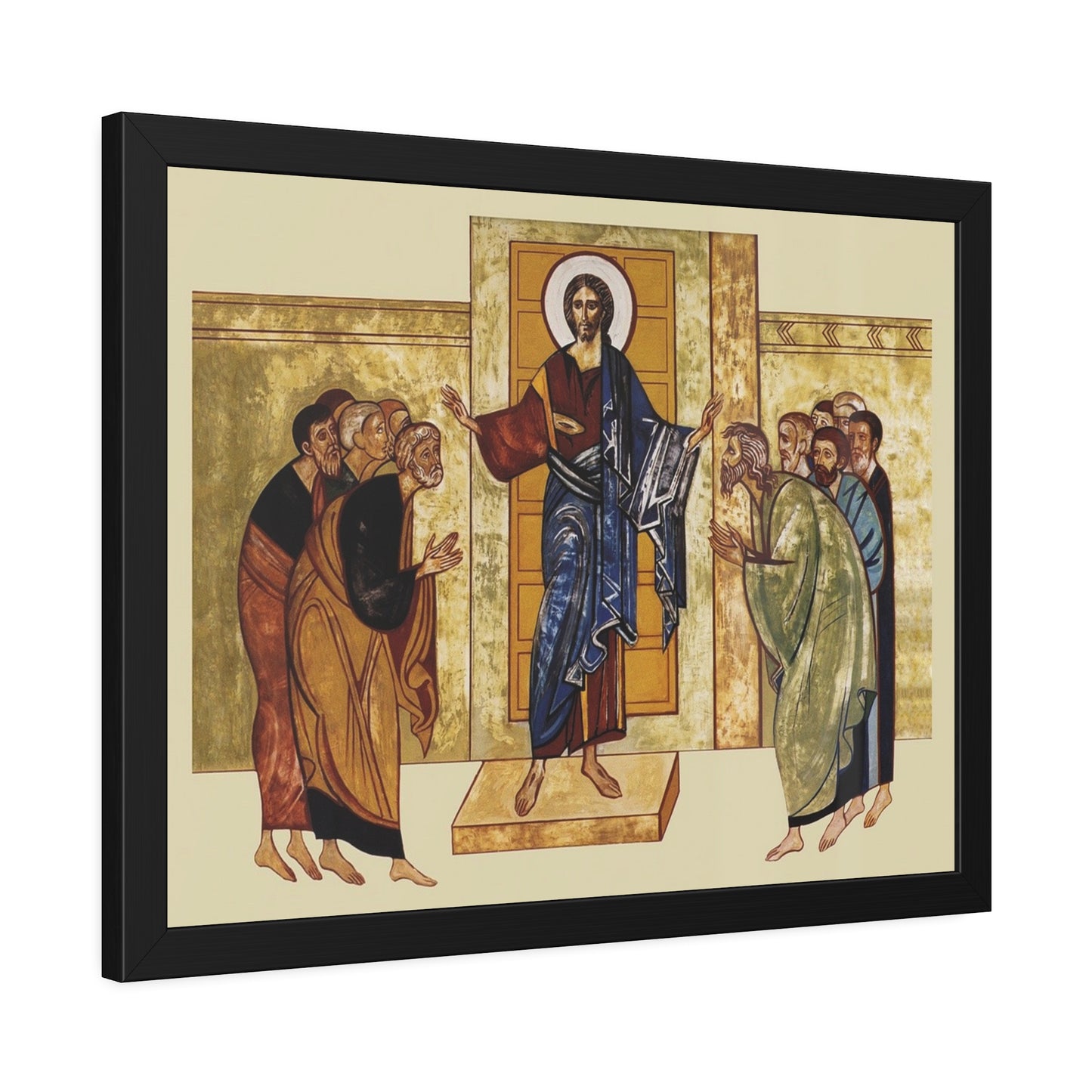 Appearance to the disciples Framed Paper