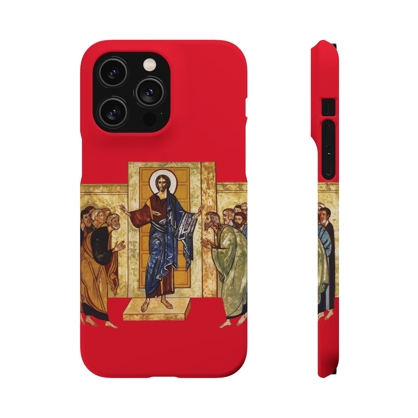 Apparition to the Disciples iPhone's Snap Cases (Red)