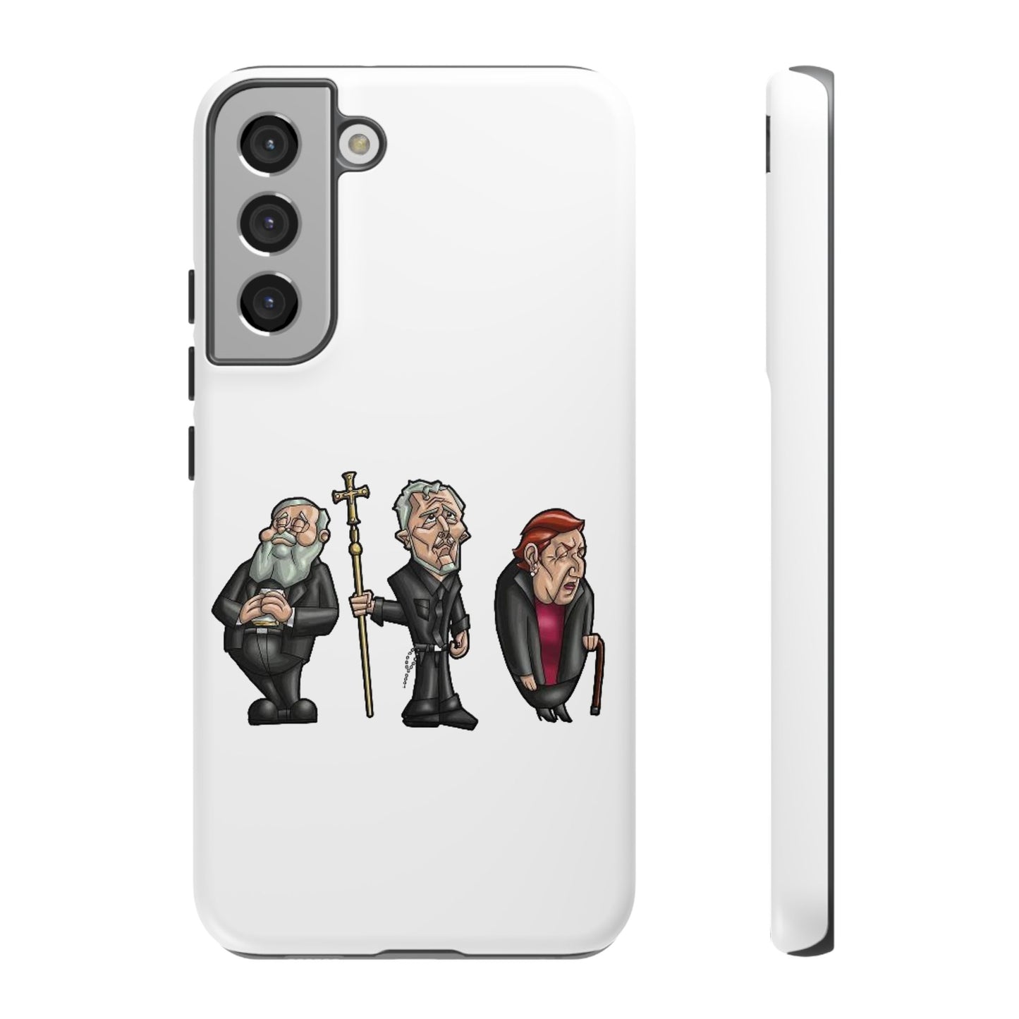 Initiators Cartoon Samsung Galaxy's white Tough Cases