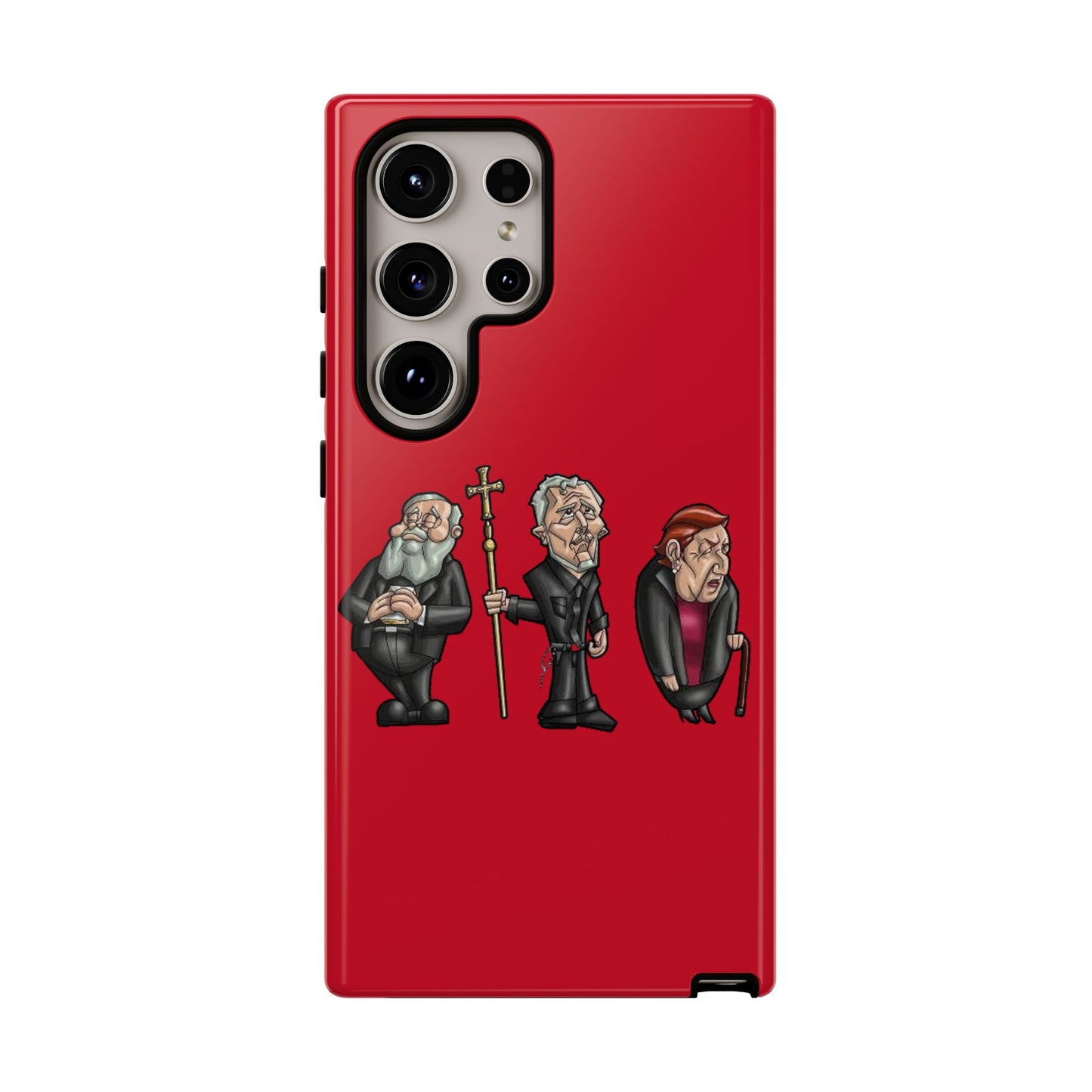 Initiators Cartoon Samsung Galaxy's Red Tough Cases