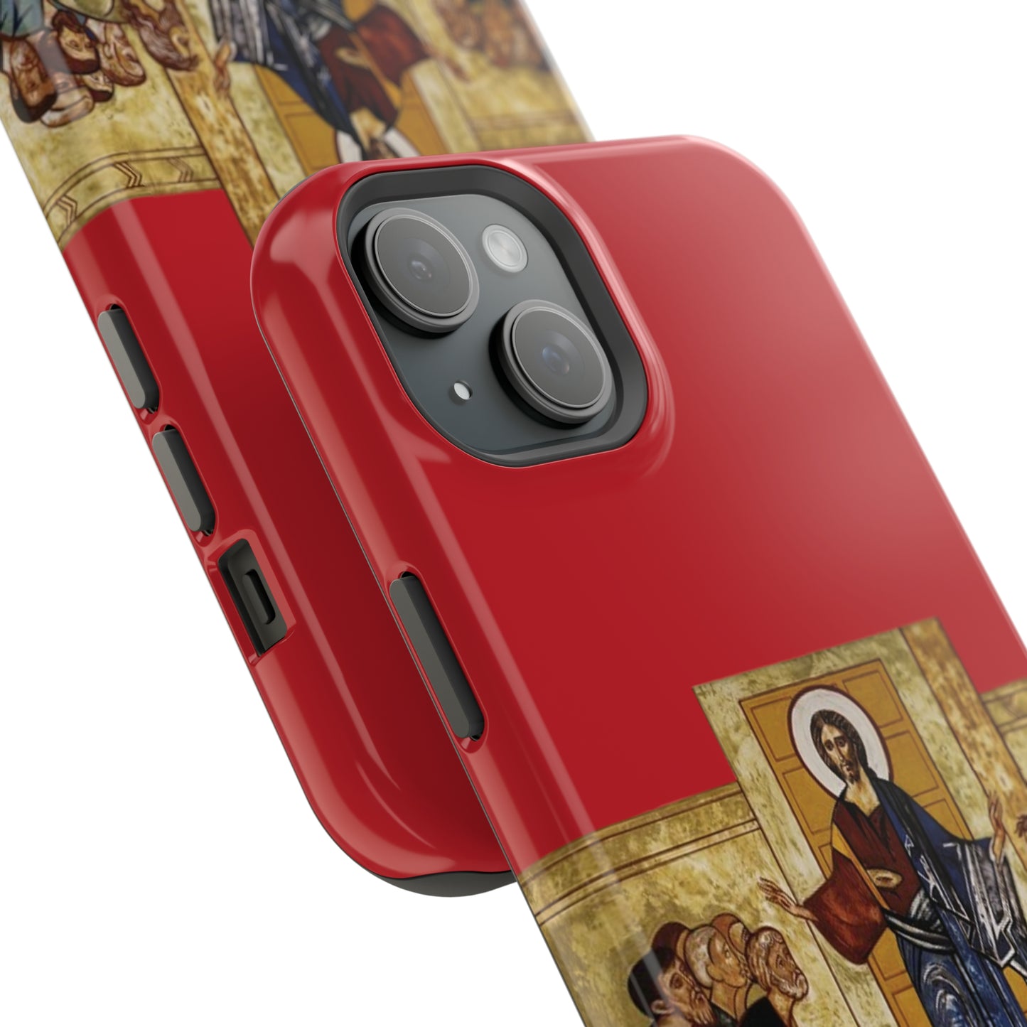 Apparition to the Disciples iPhone's MagSafe Tough Cases (Red)