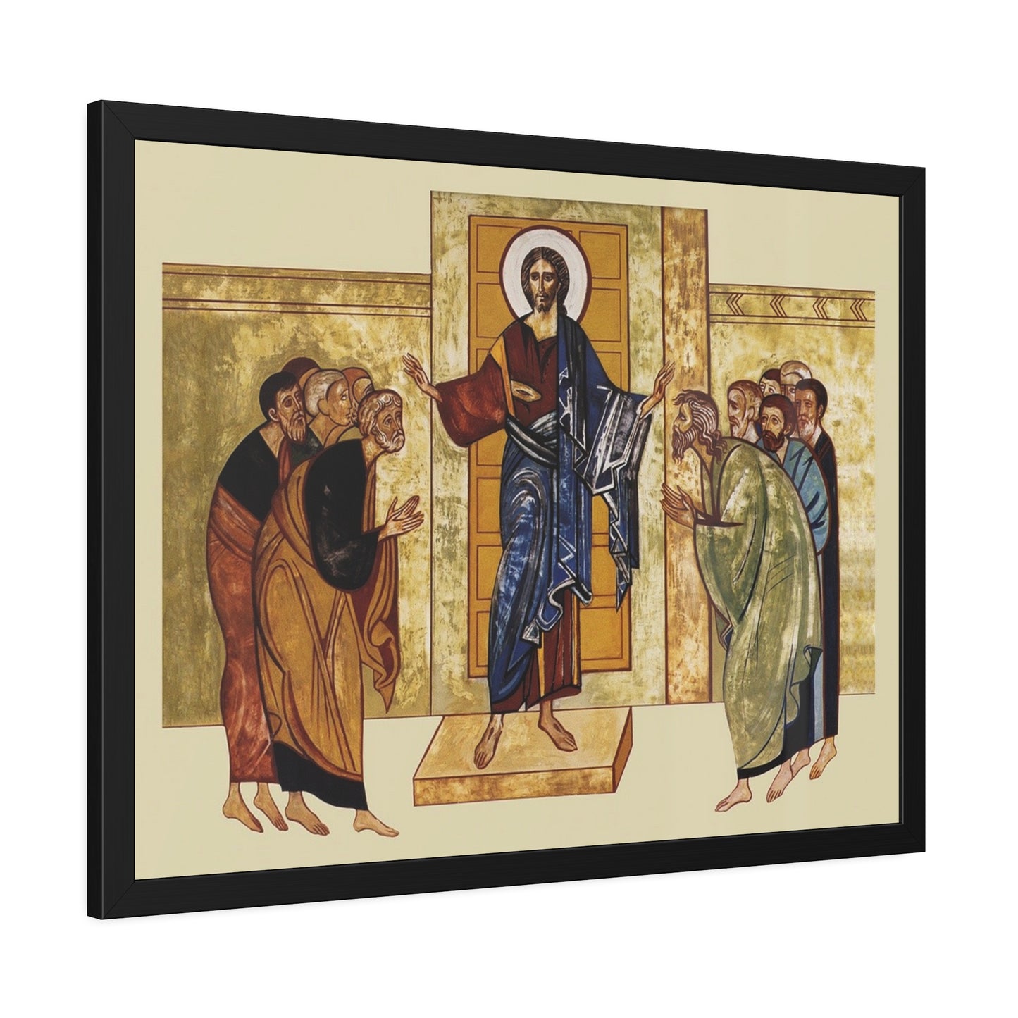 Appearance to the disciples Framed Paper