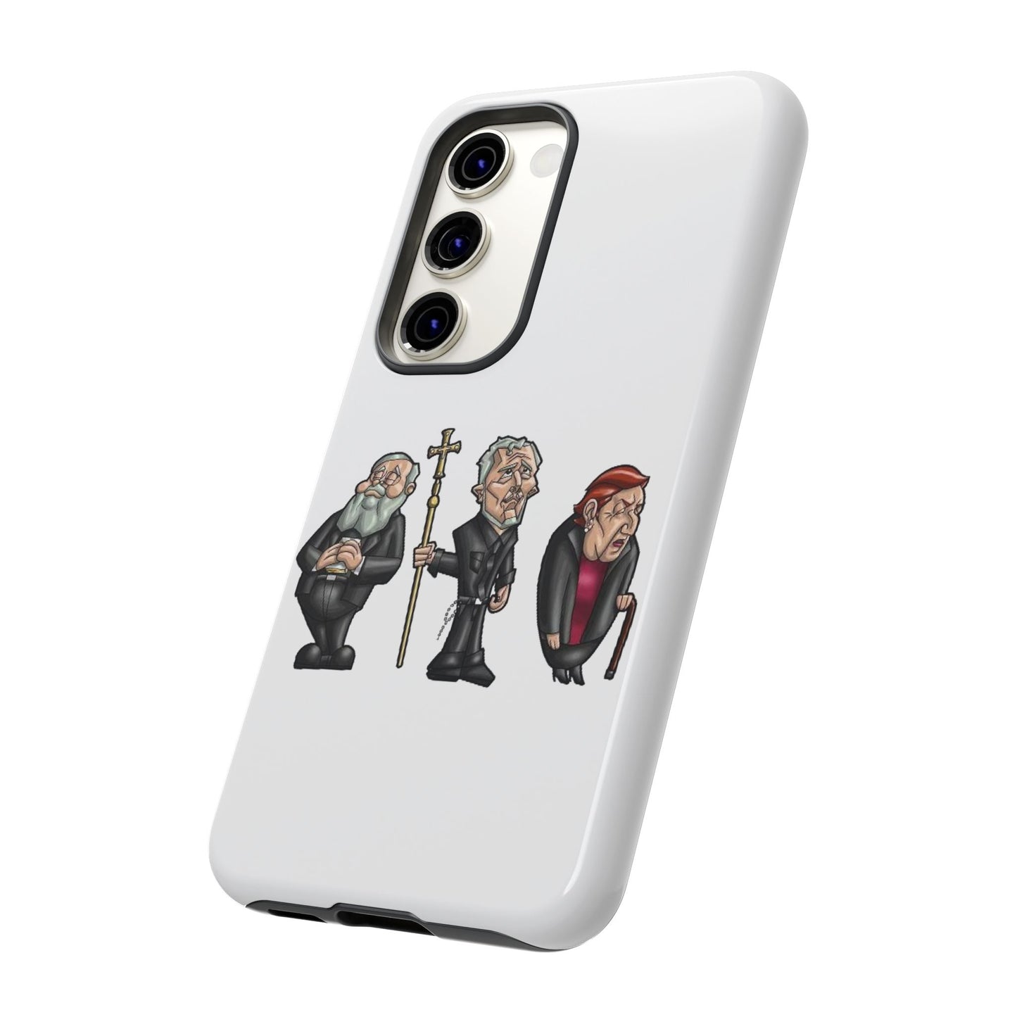 Initiators Cartoon Samsung Galaxy's white Tough Cases