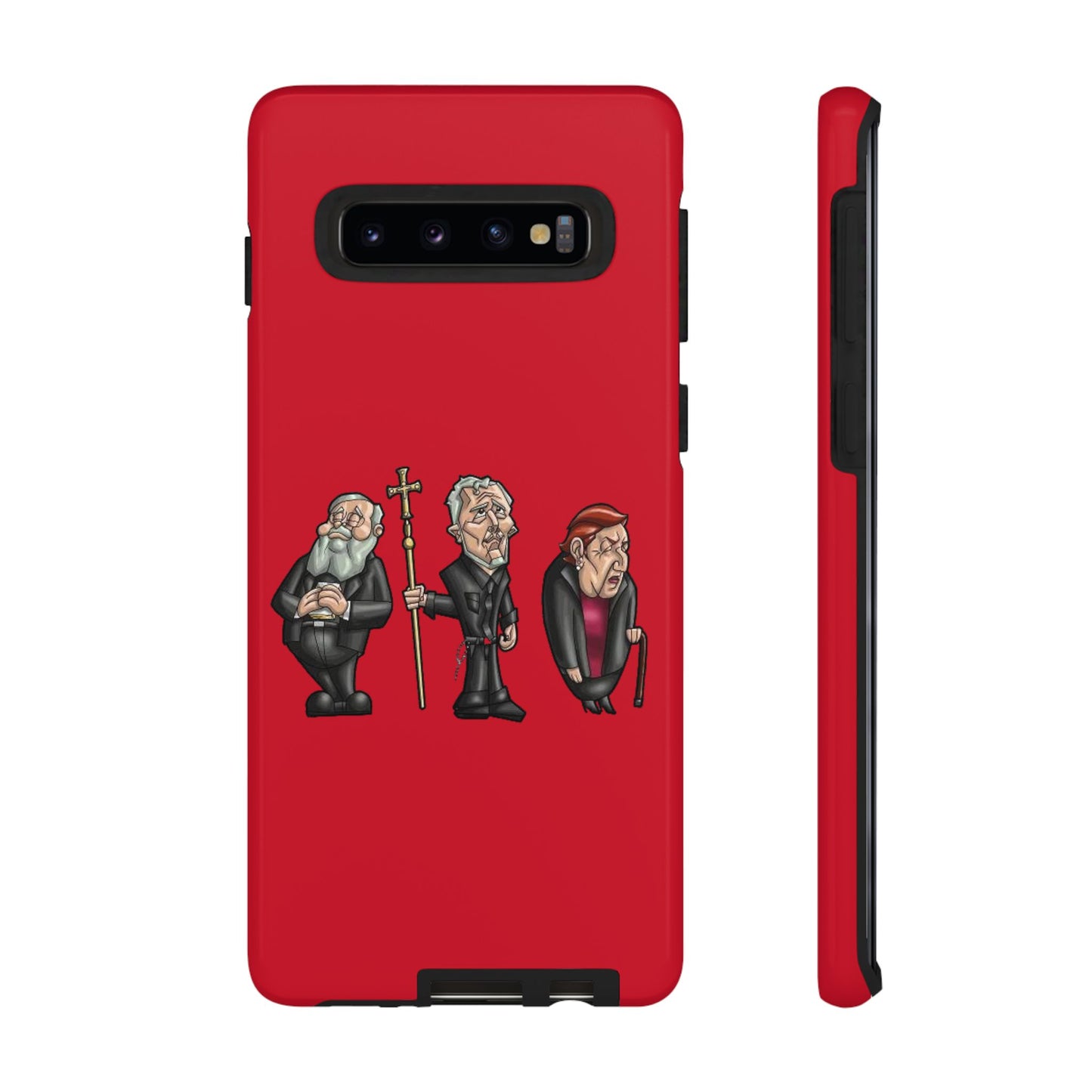 Initiators Cartoon Samsung Galaxy's Red Tough Cases