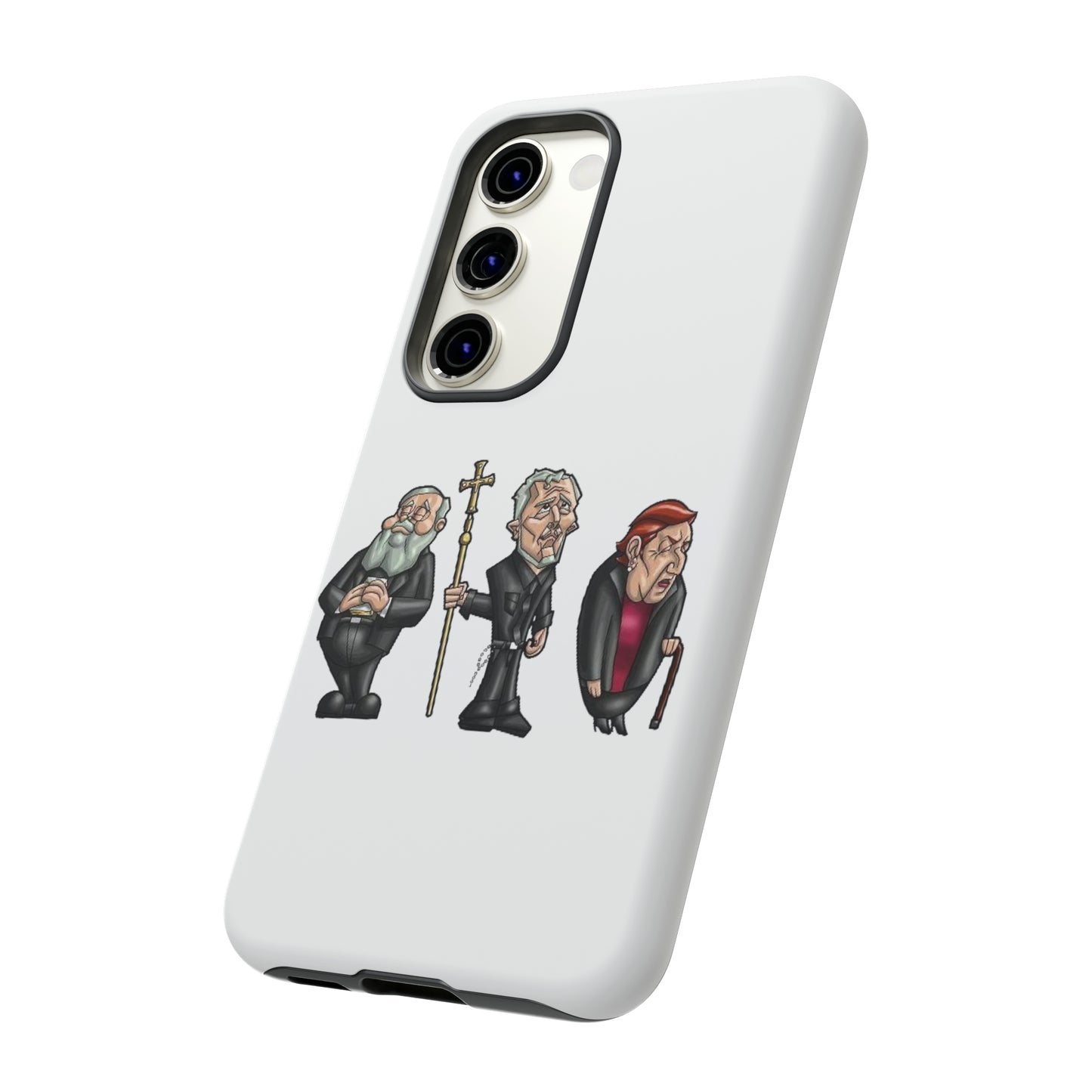 Initiators Cartoon Samsung Galaxy's white Tough Cases