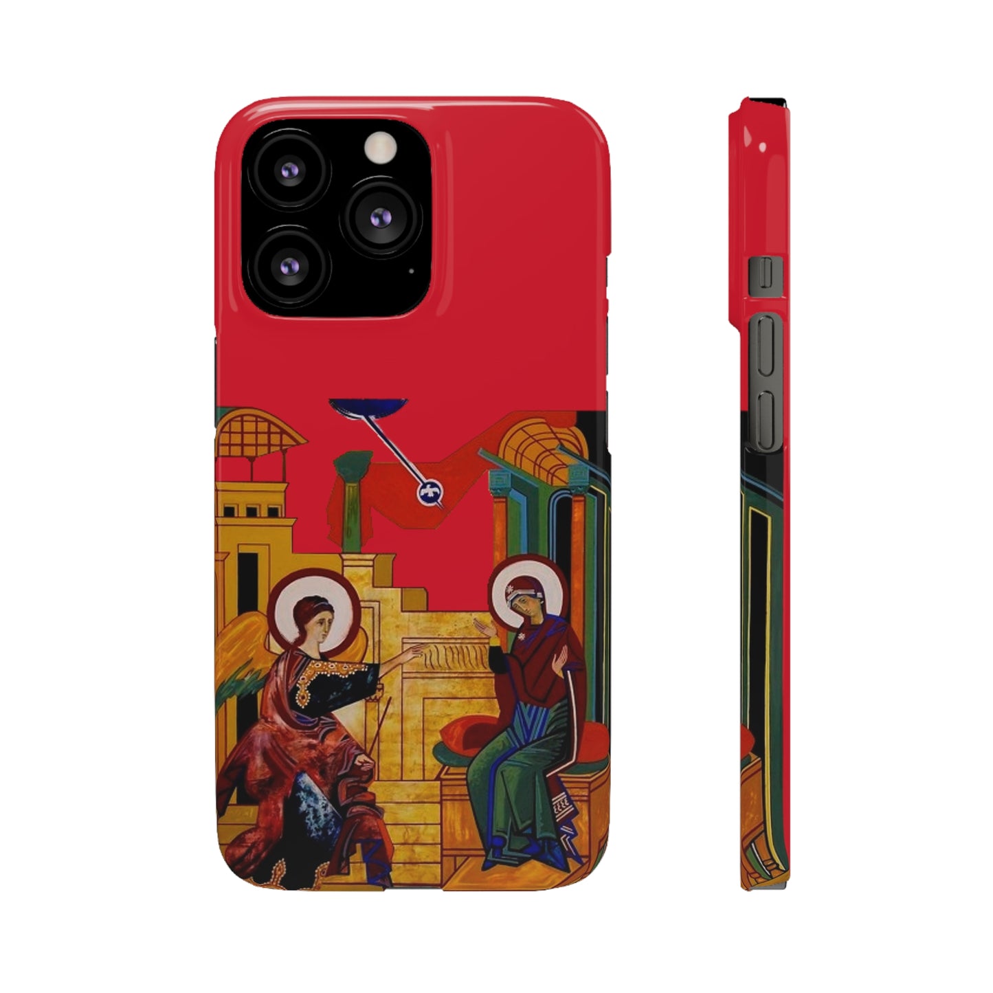 Annunciation Iphone's Snap Cases (Red)