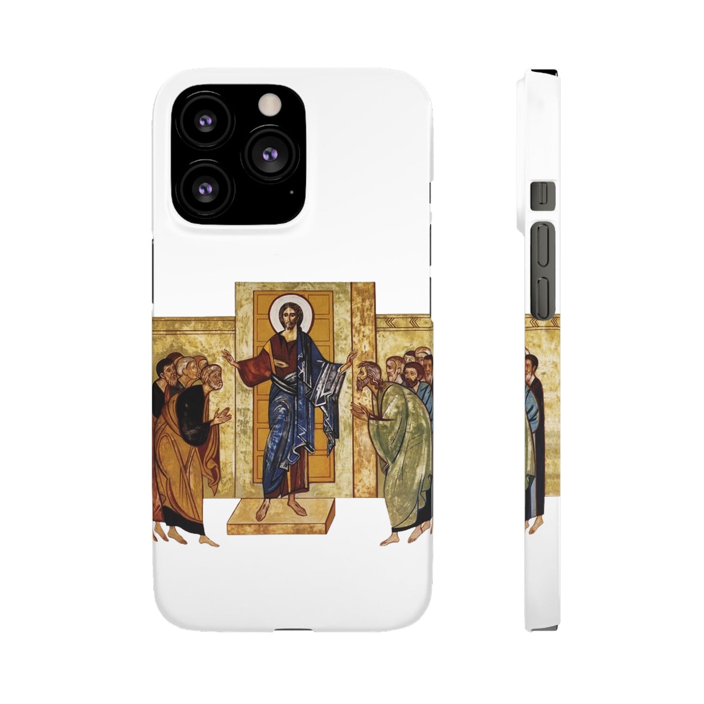 Apparition to the Disciples iPhone's Snap Cases (White)