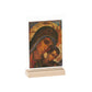 Virgin of the Way Acrylic Sign with Wooden Stand