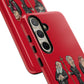 Initiators Cartoon Samsung Galaxy's Red Tough Cases