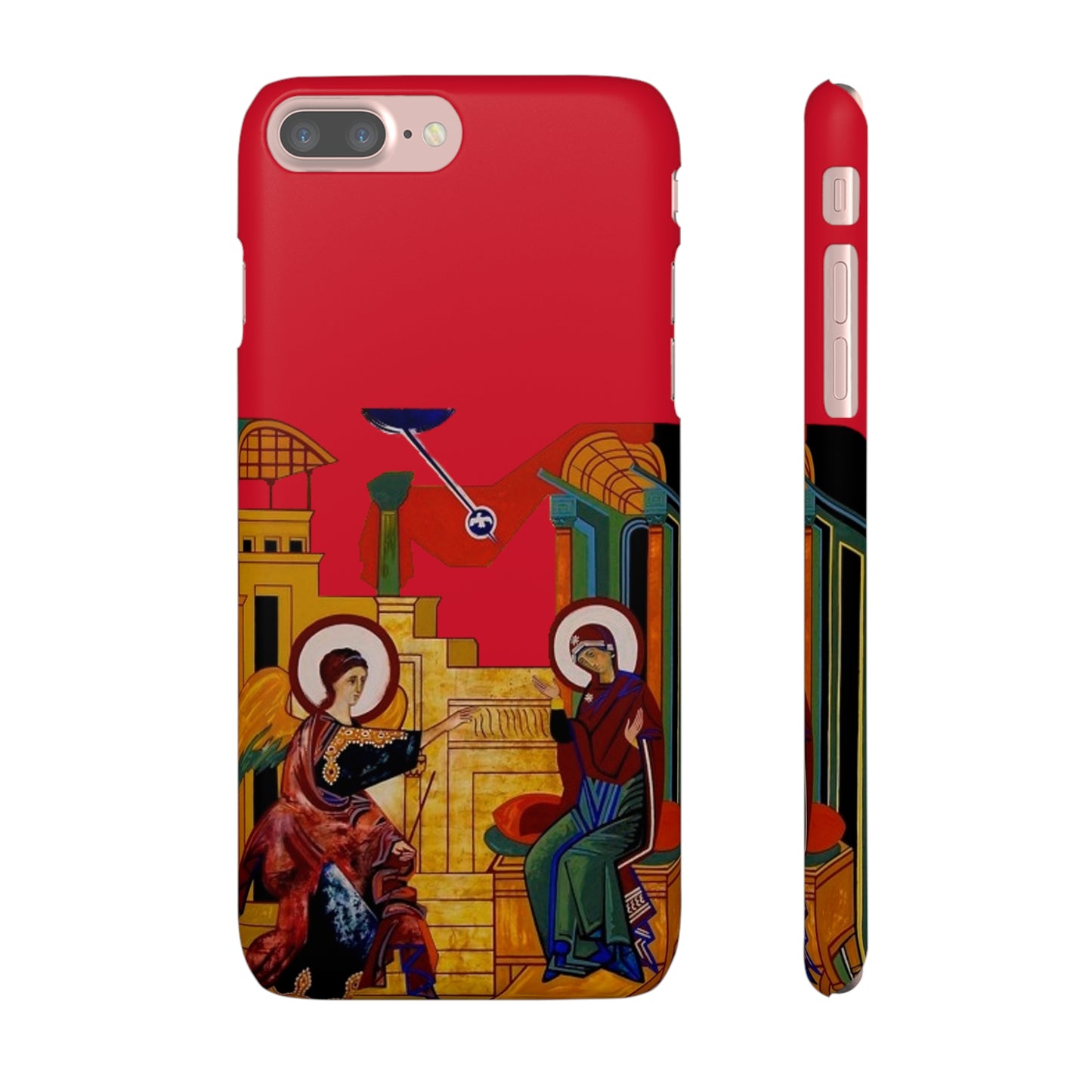 Annunciation Iphone's Snap Cases (Red)