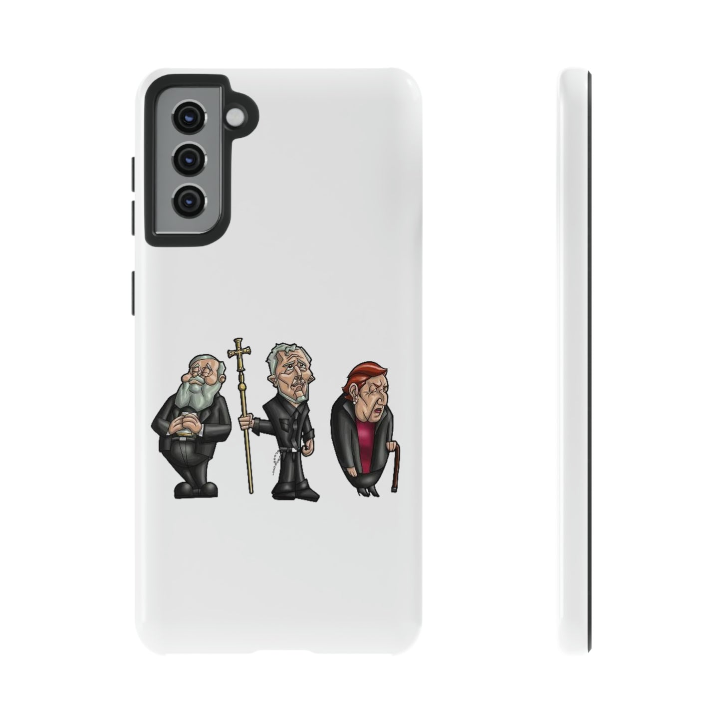 Initiators Cartoon Samsung Galaxy's white Tough Cases