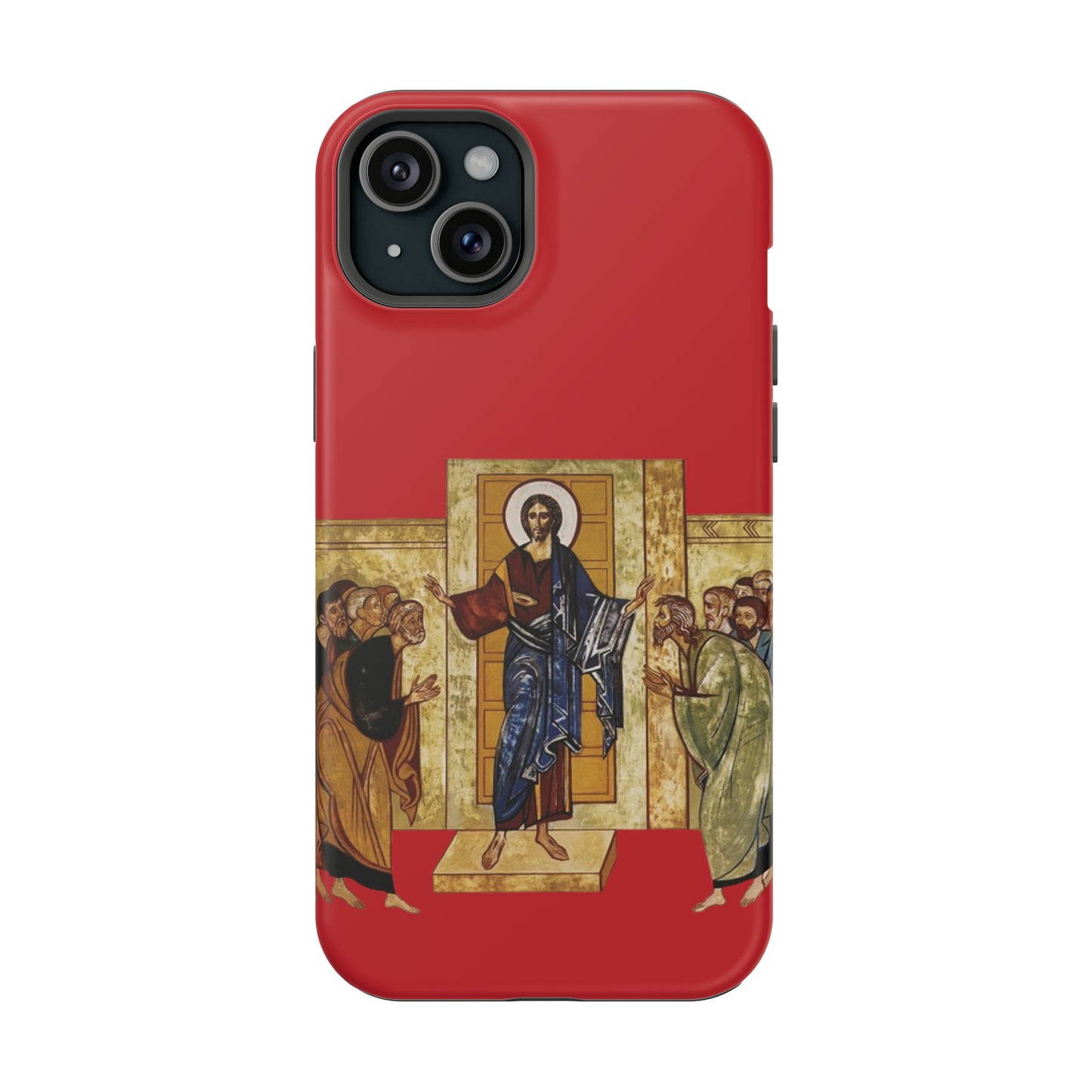 Apparition to the Disciples iPhone's MagSafe Tough Cases (Red)