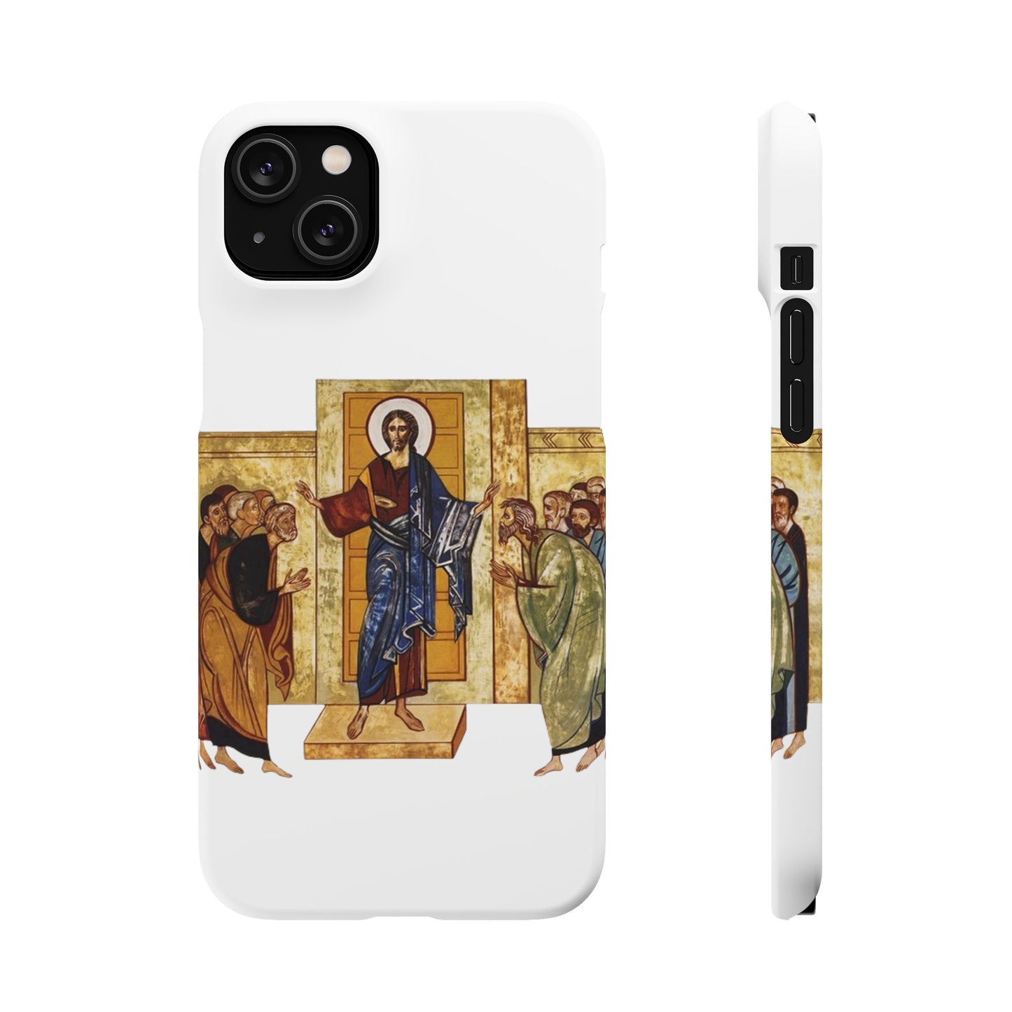 Apparition to the Disciples iPhone's Snap Cases (White)