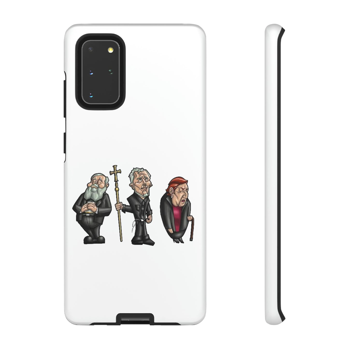 Initiators Cartoon Samsung Galaxy's white Tough Cases