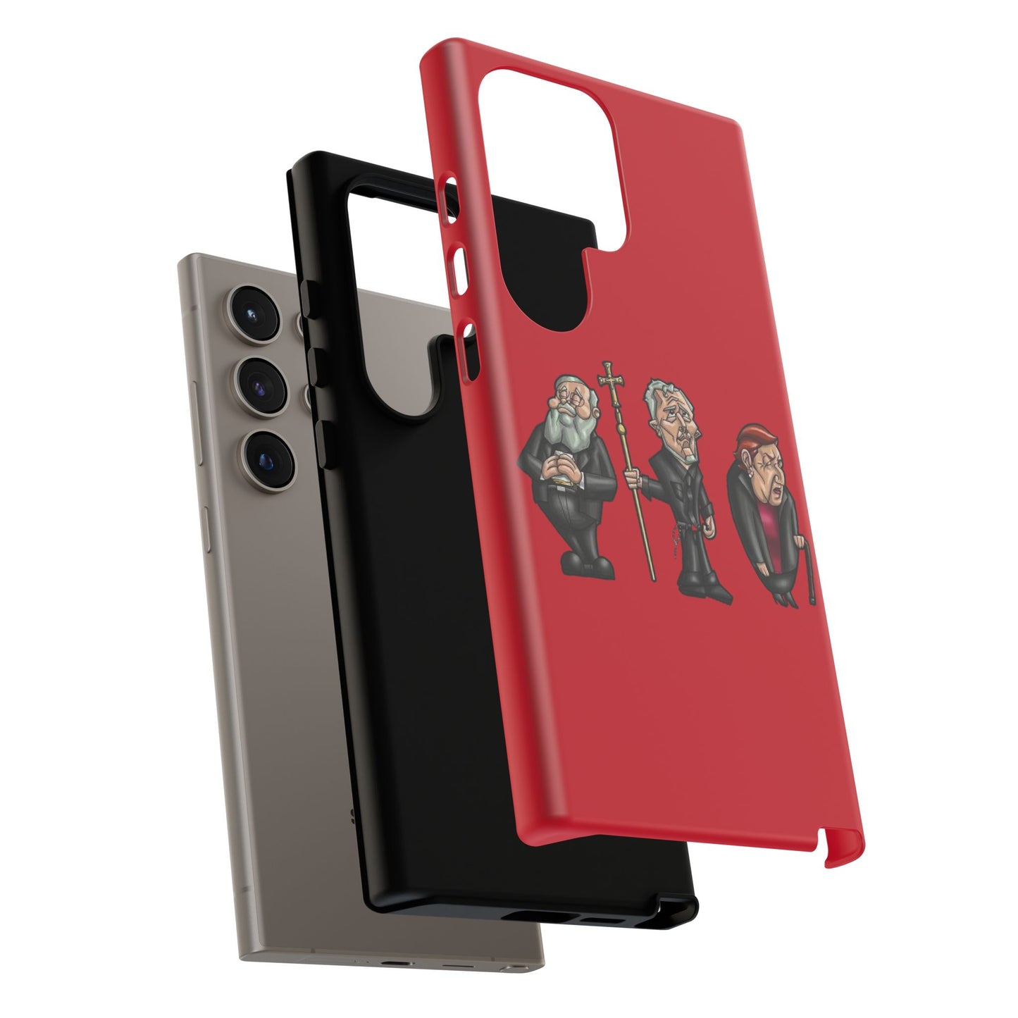 Initiators Cartoon Samsung Galaxy's Red Tough Cases