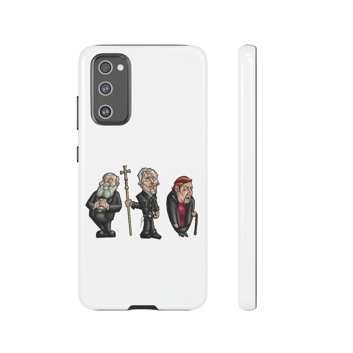 Initiators Cartoon Samsung Galaxy's white Tough Cases