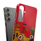 Annunciation Samsung Galaxy's Snap Cases (Red)