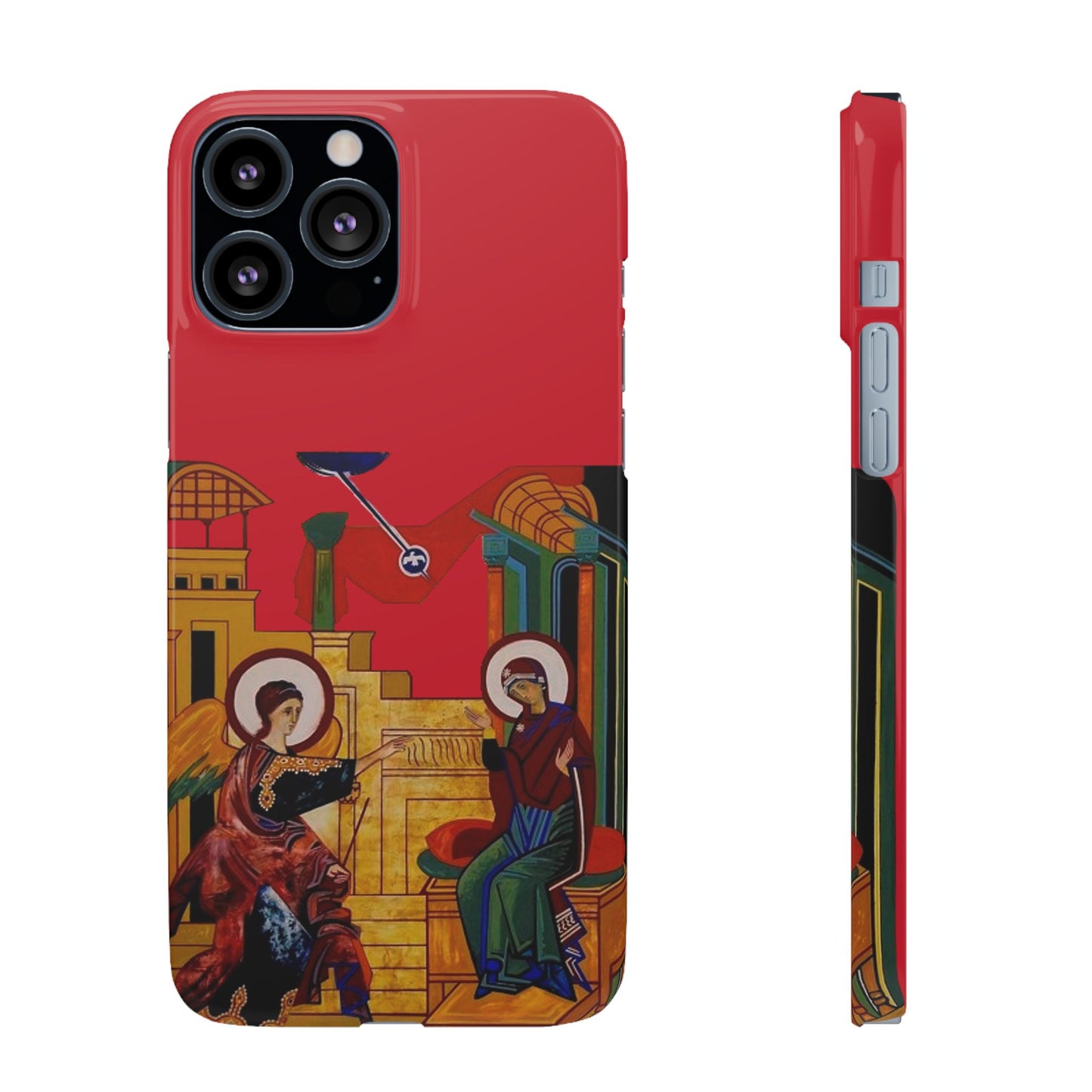 Annunciation Iphone's Snap Cases (Red)